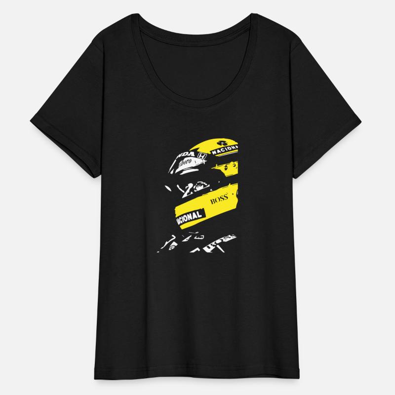 ayrton senna helmet poster shirt