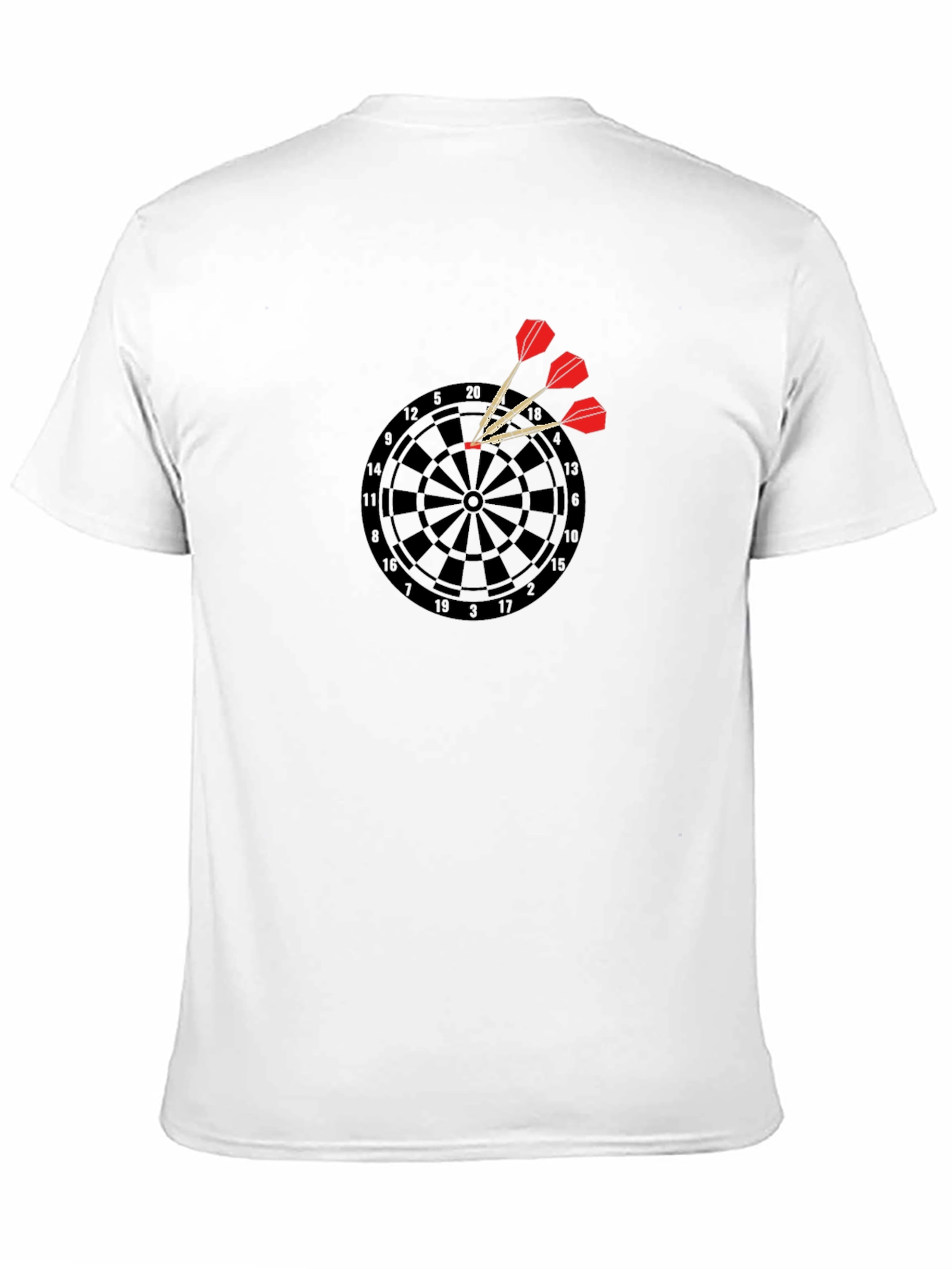 Dartboard Graphic Tee - Bullseye Design