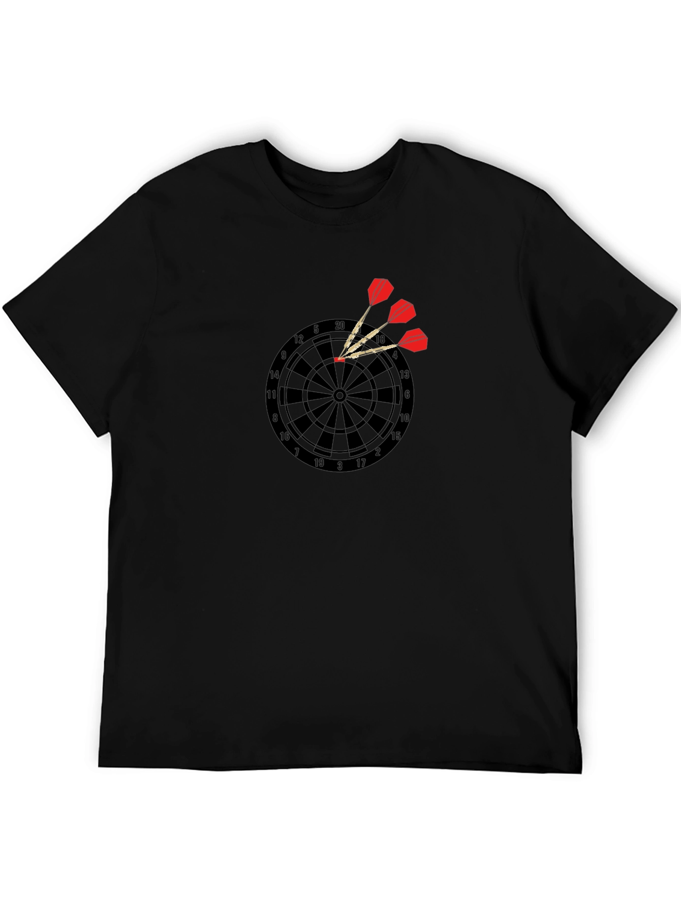 Dartboard Graphic Tee - Bullseye Design