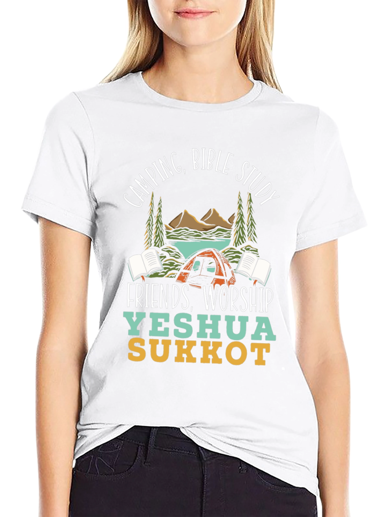 Camping Bible Study Yeshua Sukkot T-Shirt