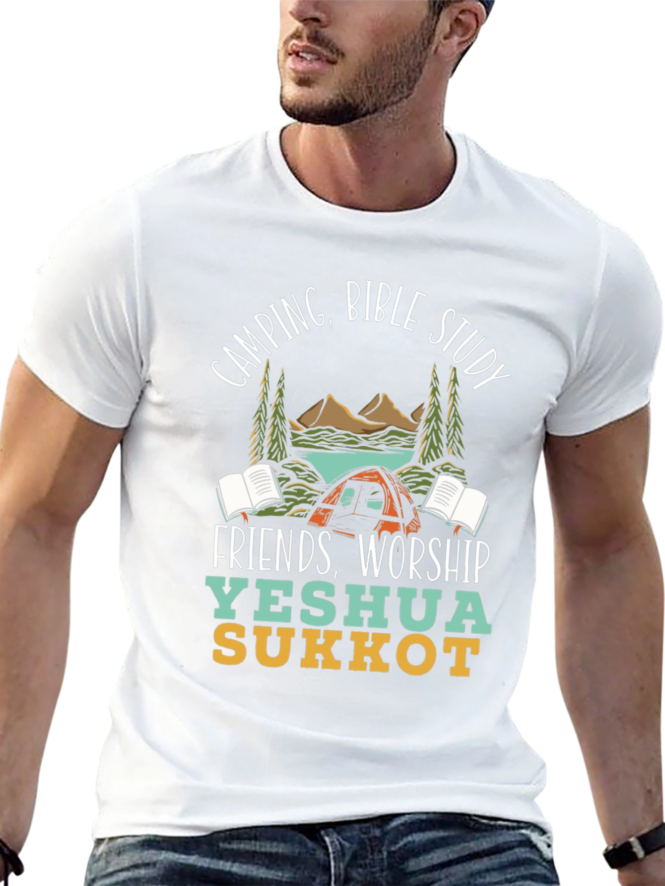 Camping Bible Study Yeshua Sukkot T-Shirt
