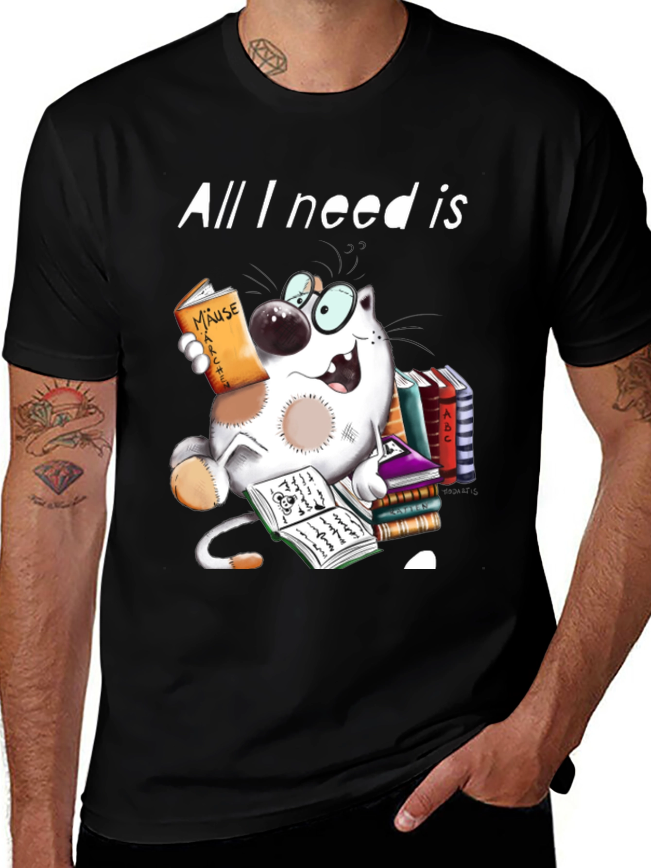 All I Need is Books T-Shirt