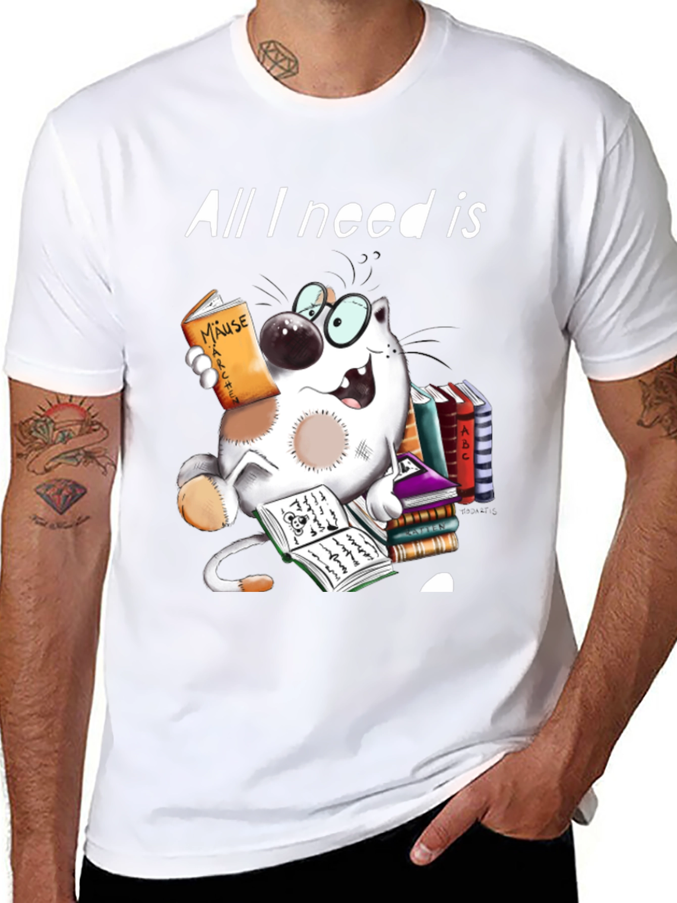 All I Need is Books T-Shirt