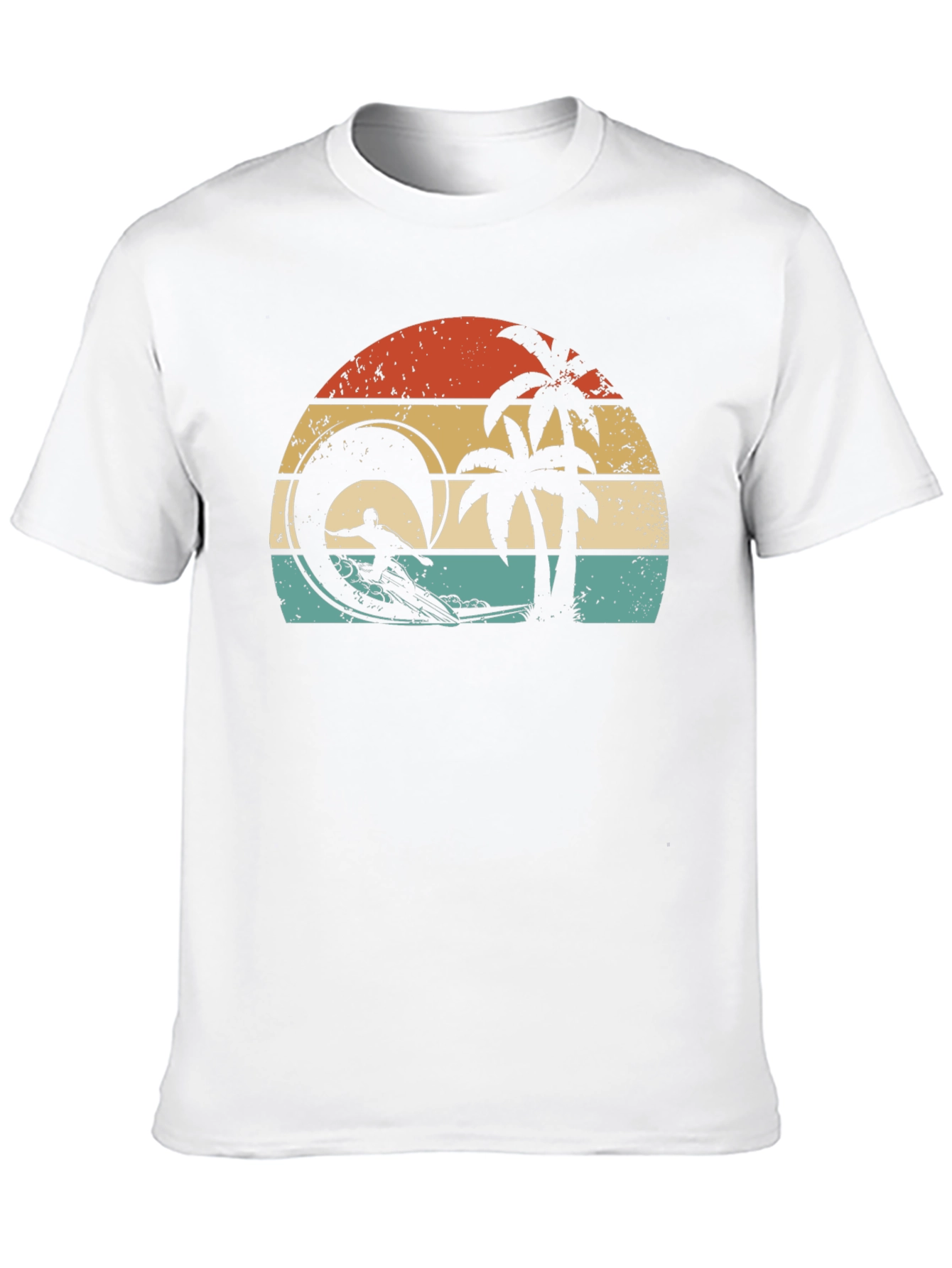 Retro Sunset Surfer T-Shirt