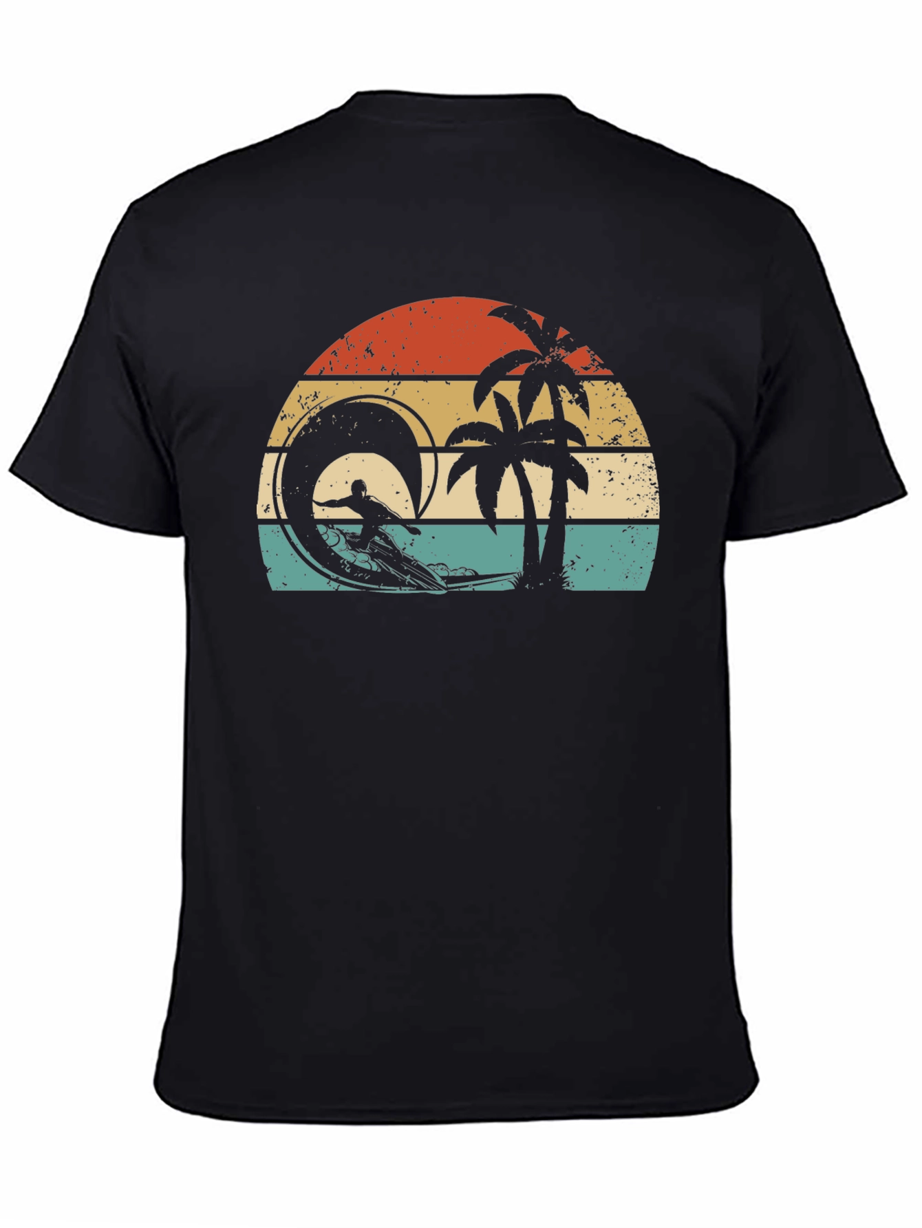 Retro Sunset Surfer T-Shirt
