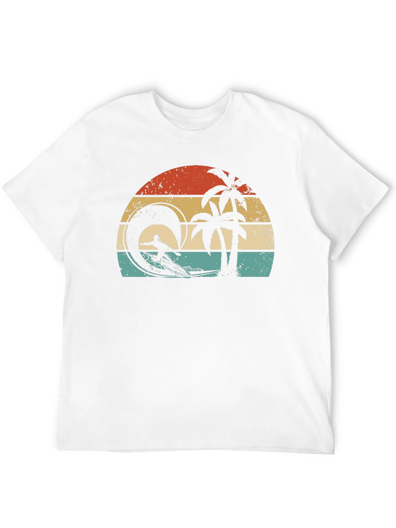 Retro Sunset Surfer T-Shirt