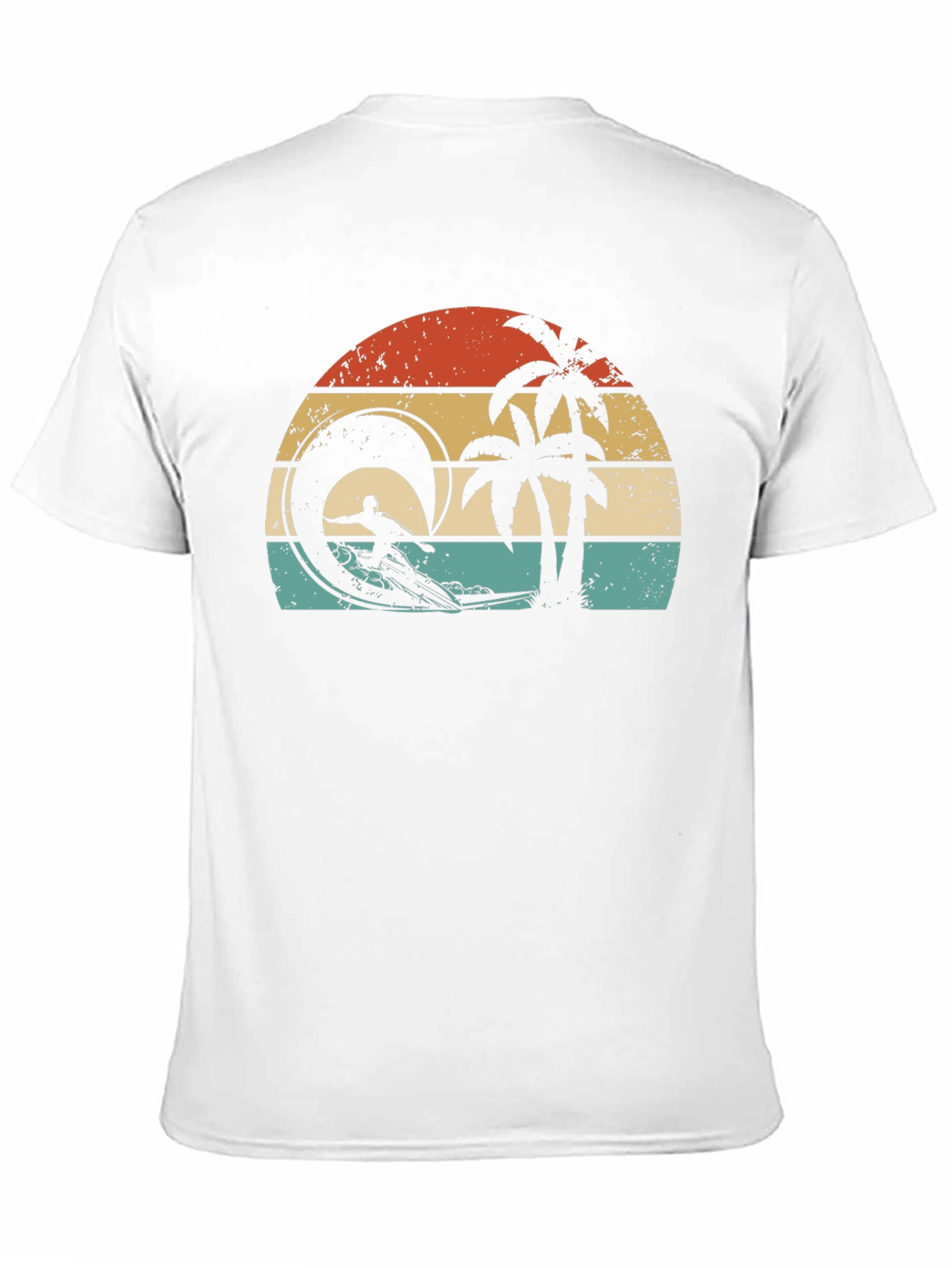 Retro Sunset Surfer T-Shirt