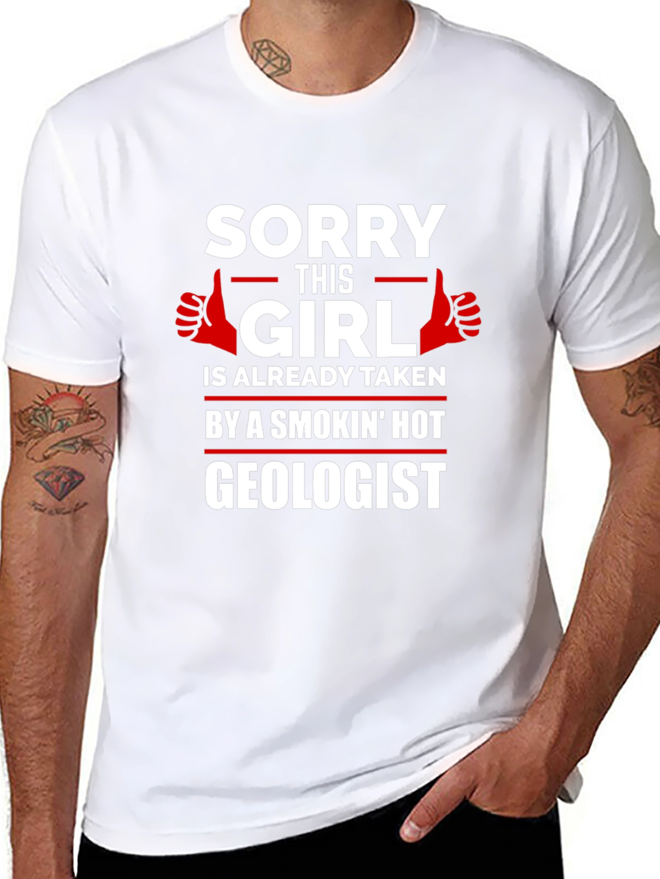 Taken by a Smokin Hot Geologist Graphic T-Shirt