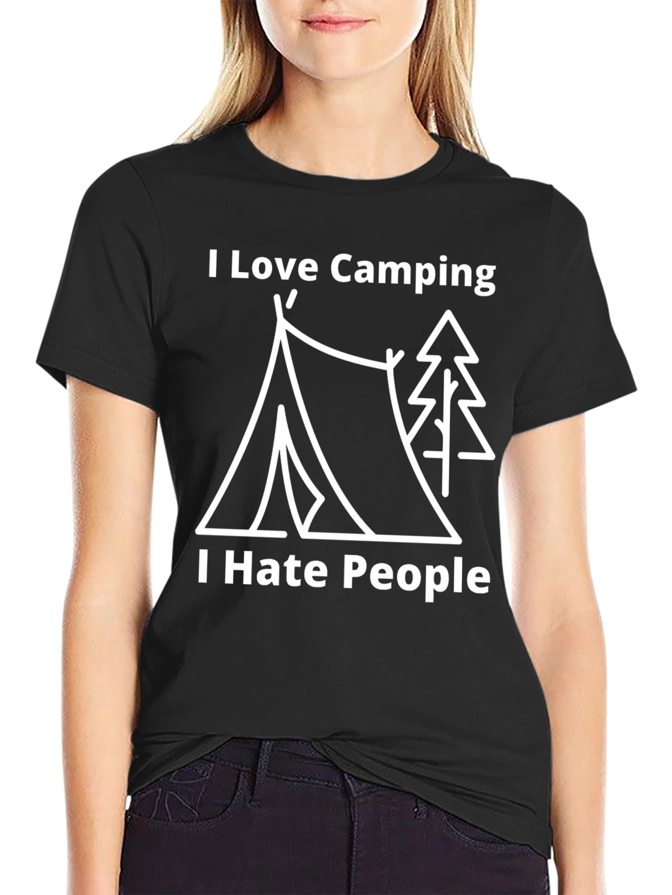 I Love Camping I Hate People T-Shirt