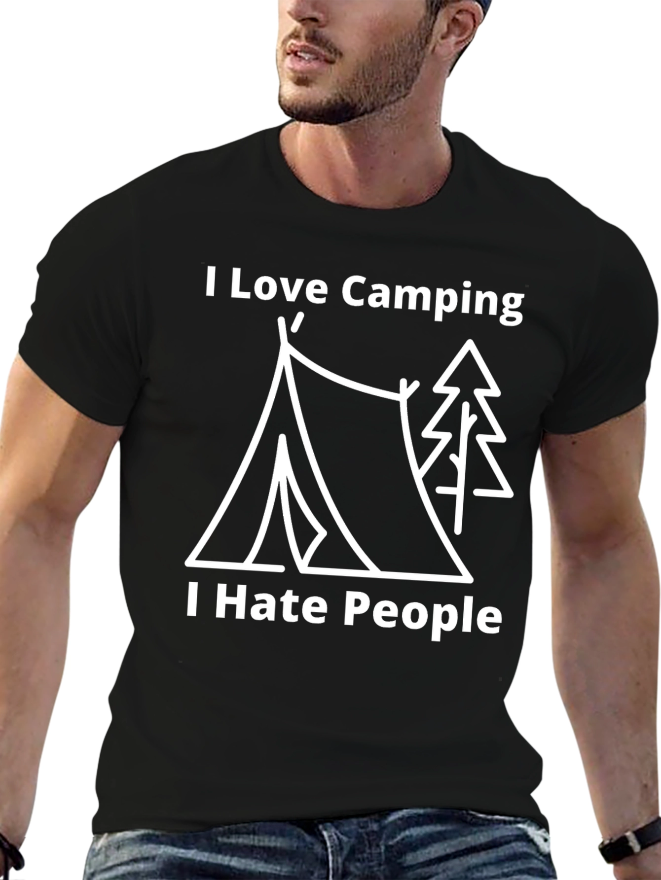 I Love Camping I Hate People T-Shirt