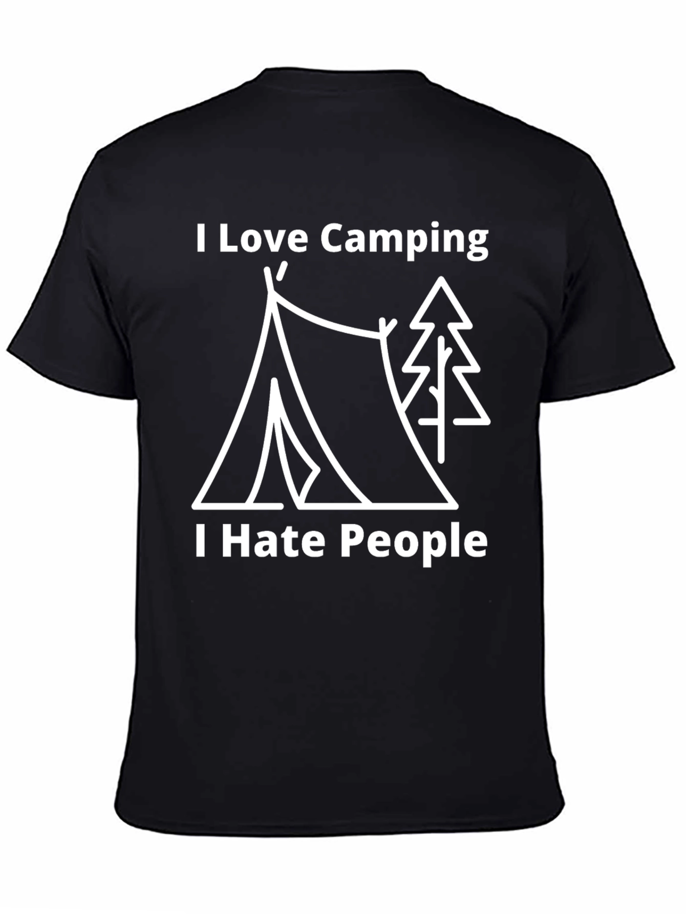 I Love Camping I Hate People T-Shirt