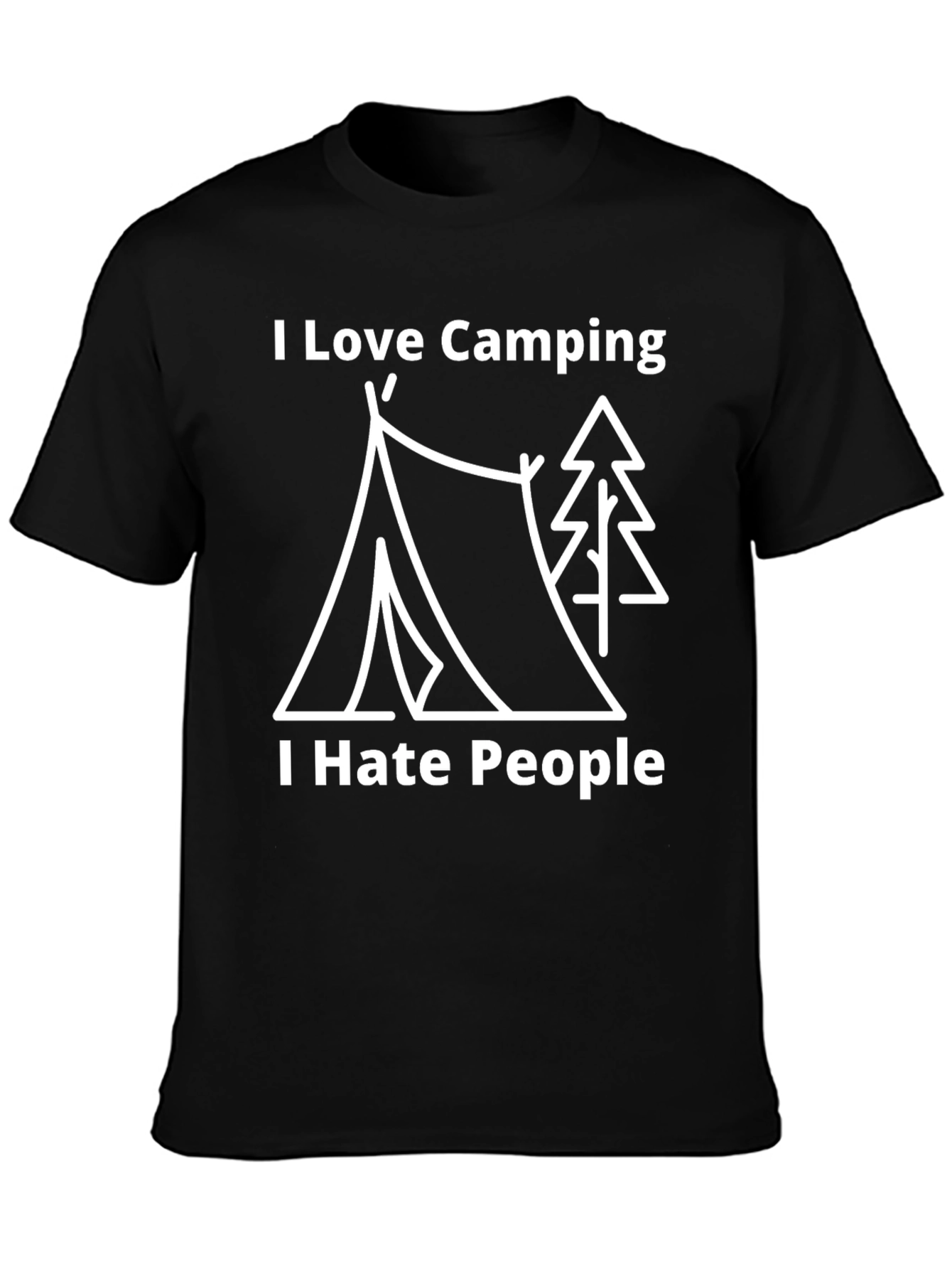 I Love Camping I Hate People T-Shirt