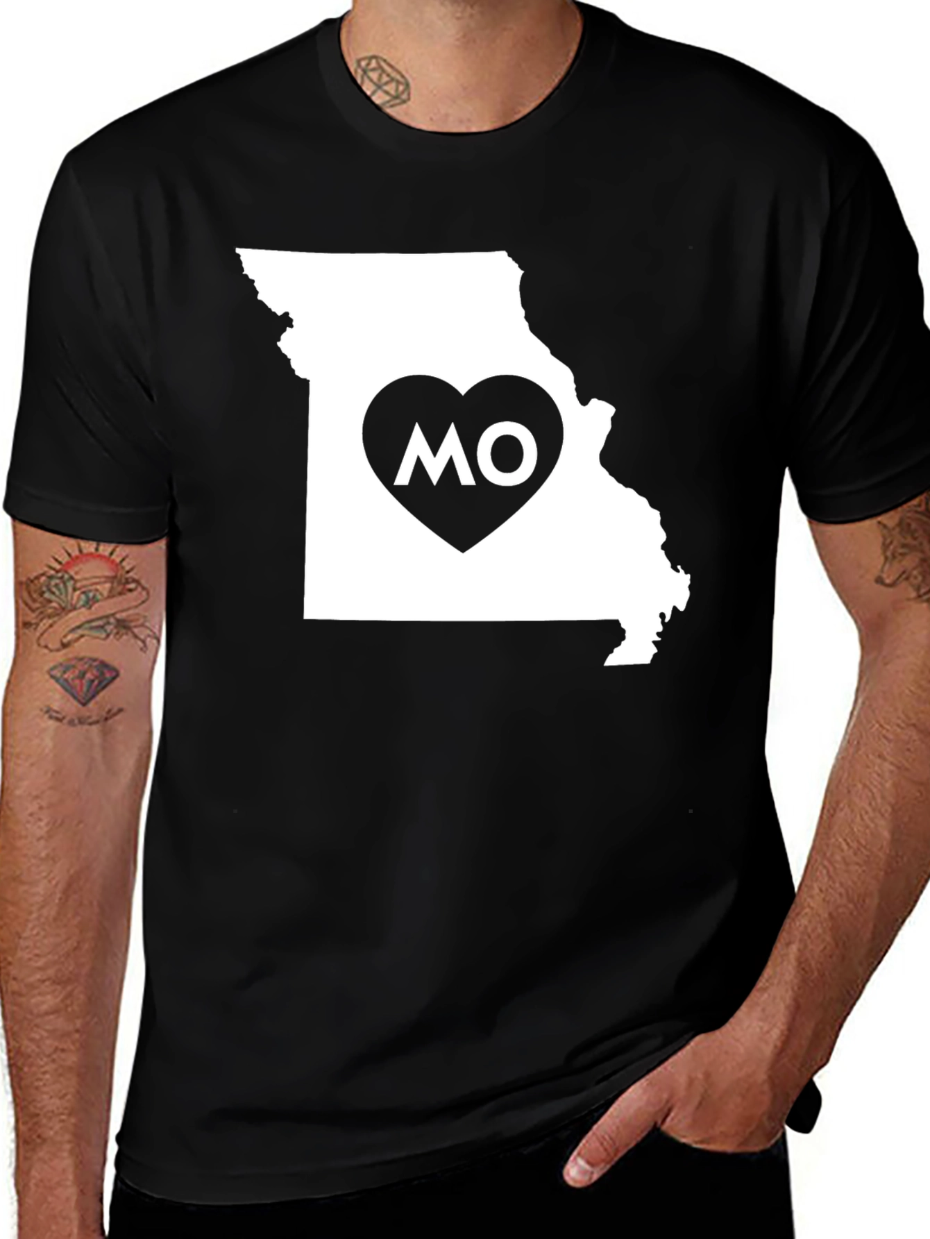 Missouri Love Heart T-Shirt