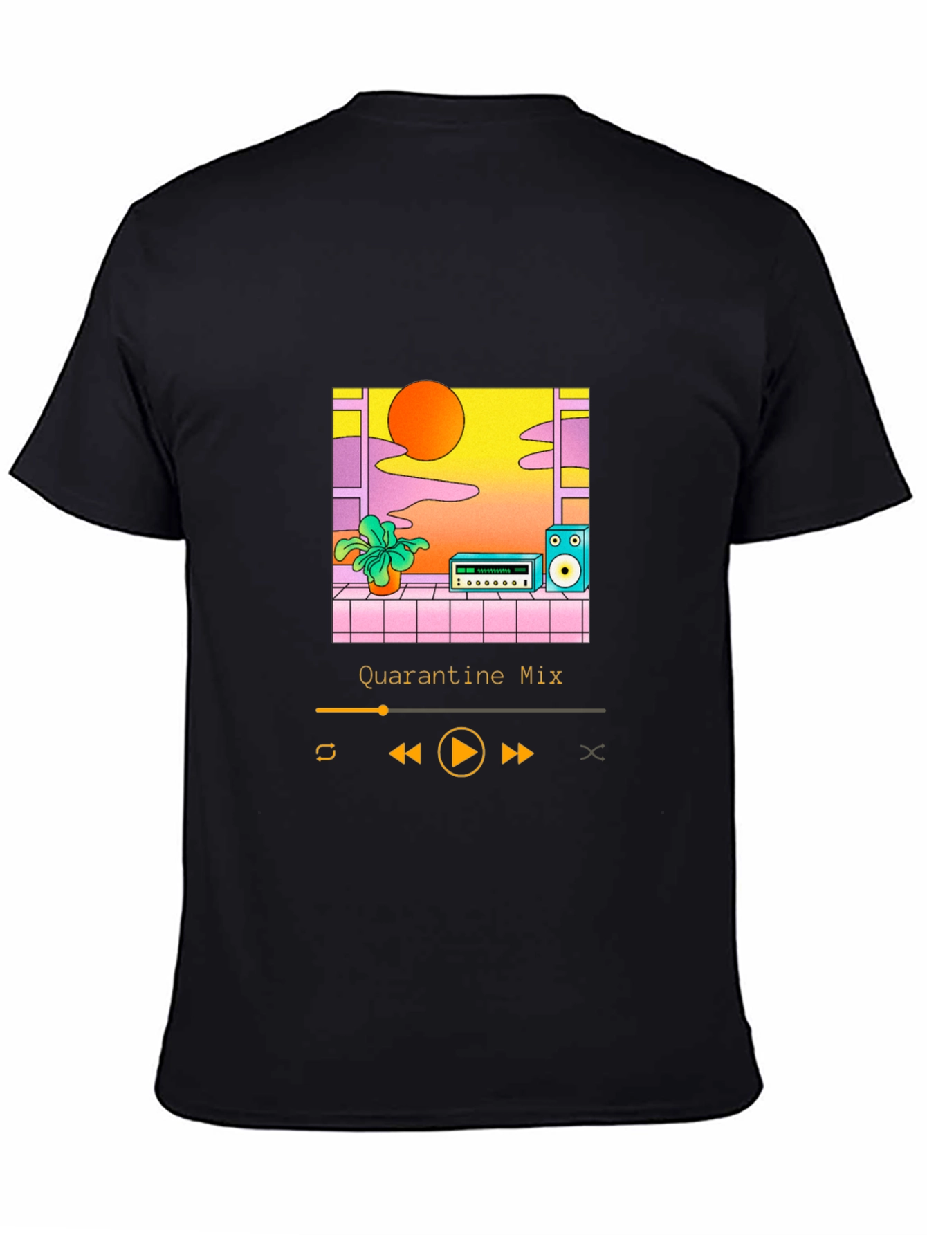 Quarantine Mix Black T-Shirt