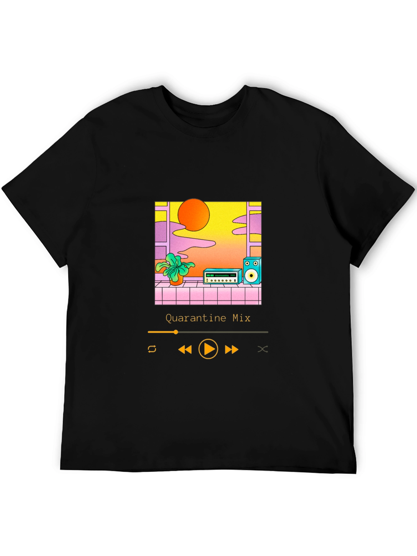 Quarantine Mix Black T-Shirt