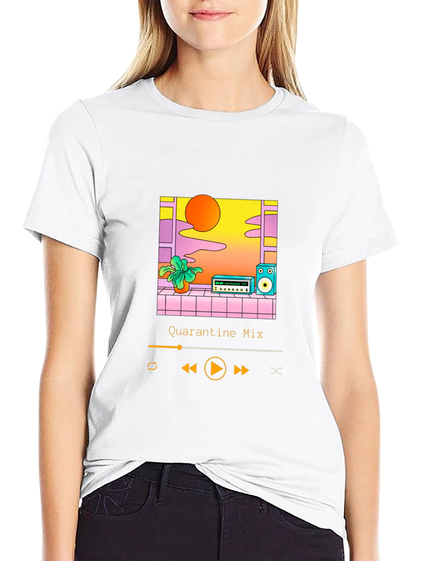 Quarantine Mix Black T-Shirt