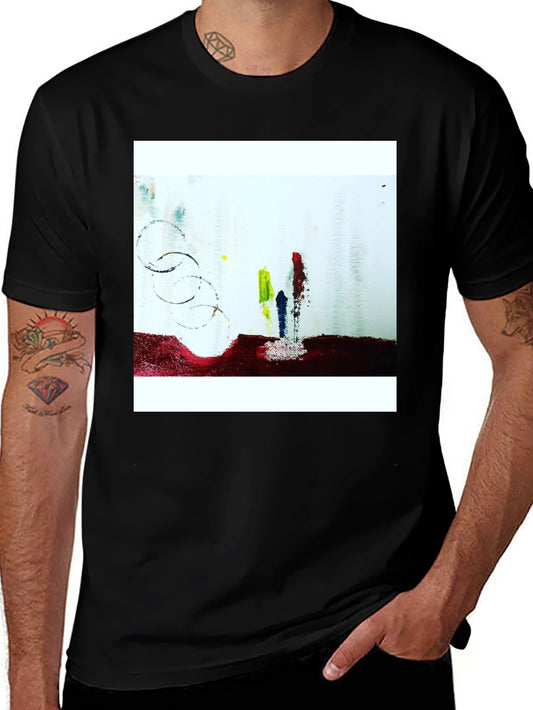 Abstract Art T-Shirt - Modern Graphic Tee for Men
