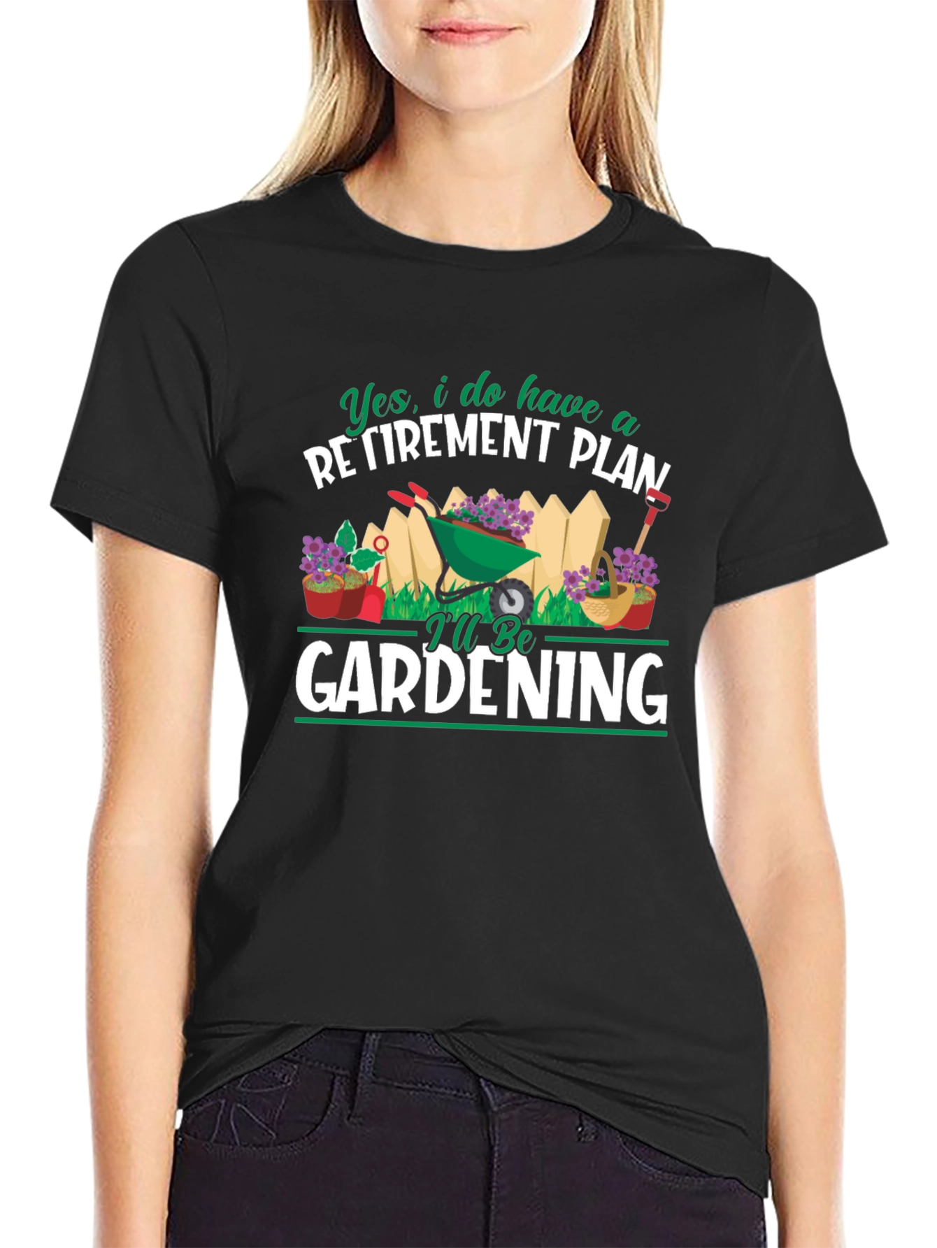 Gardening Retirement Plan Graphic T-Shirt