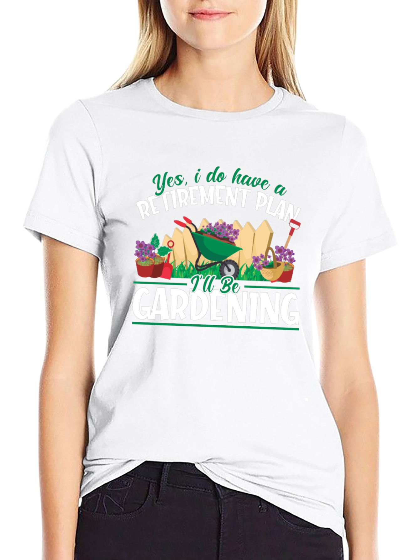 Gardening Retirement Plan Graphic T-Shirt