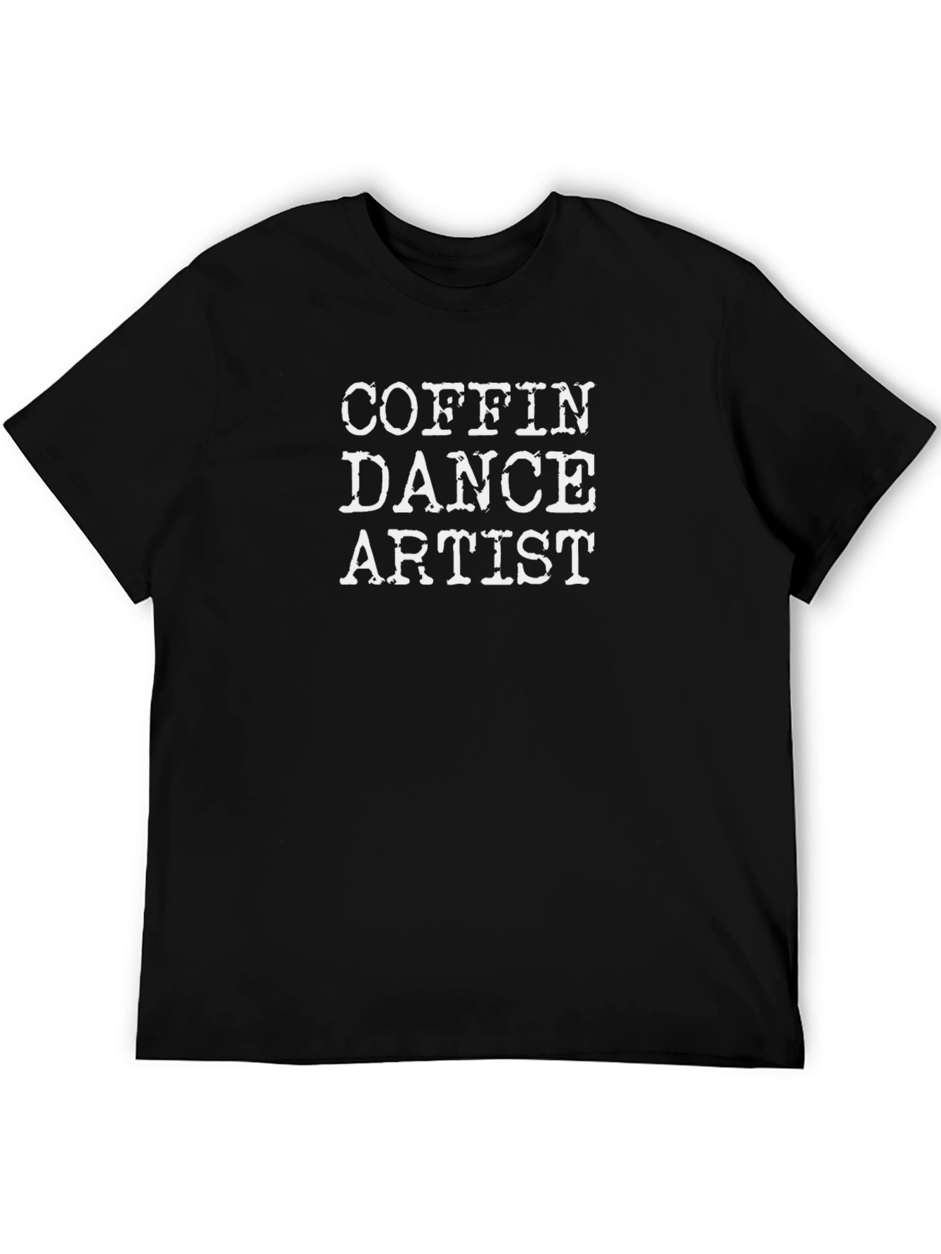 Coffin Dance Artist Black Graphic T-Shirt