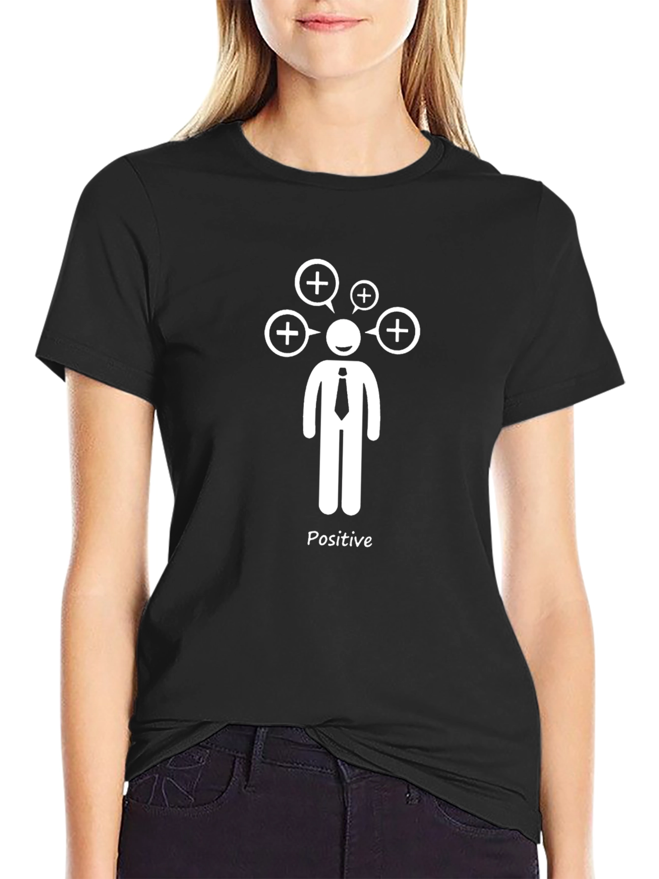Positive Thinker Graphic T-Shirt