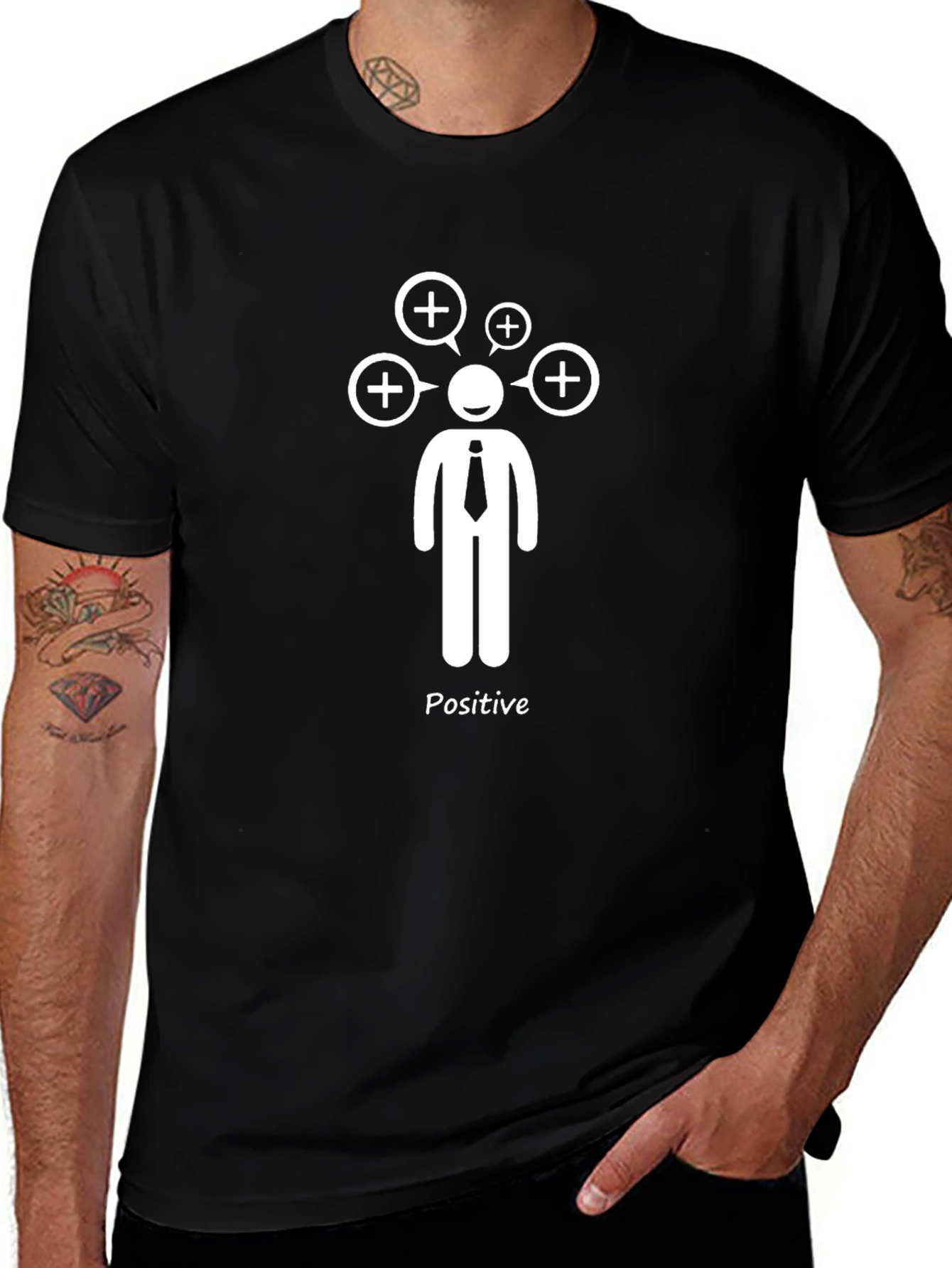 Positive Thinker Graphic T-Shirt