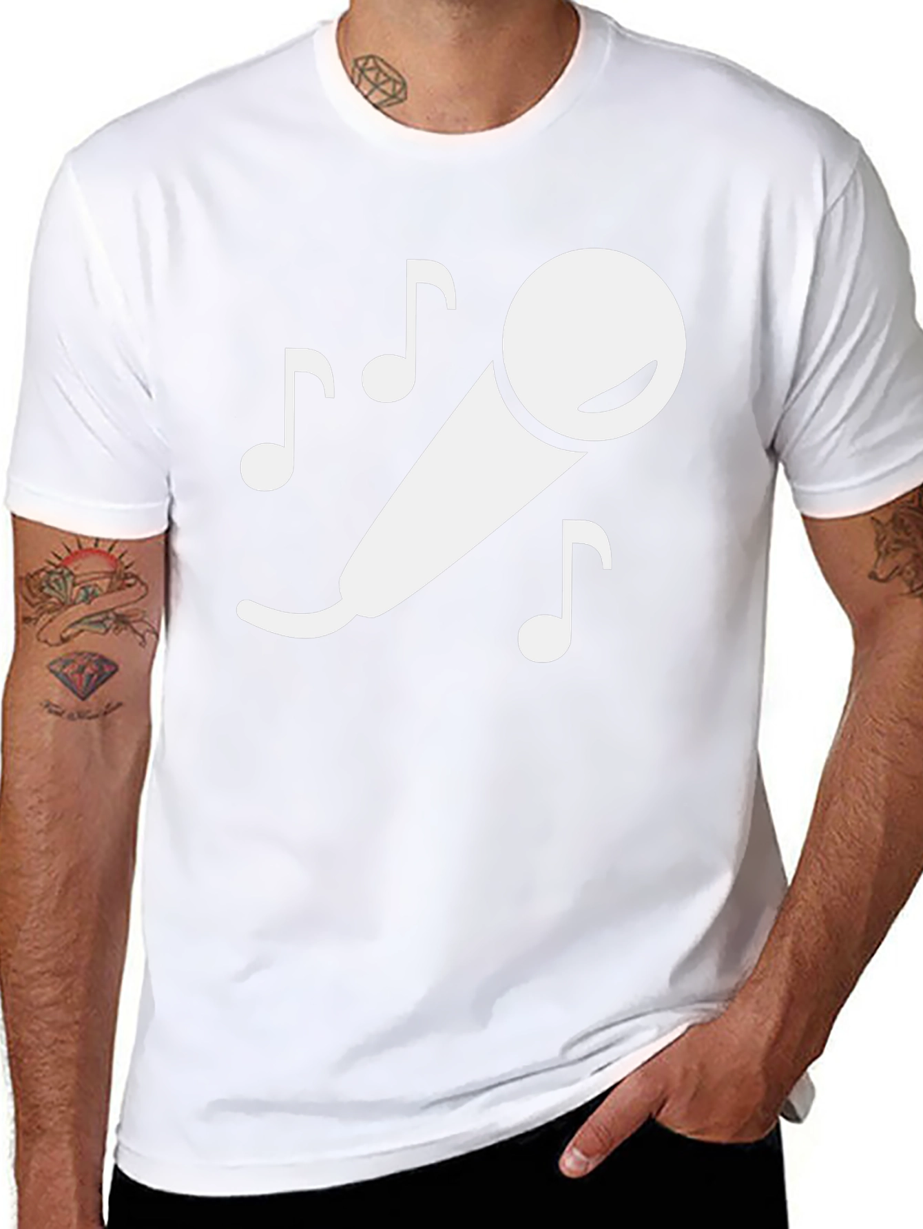 Karaoke Night T-Shirt - Music Microphone Graphic Tee