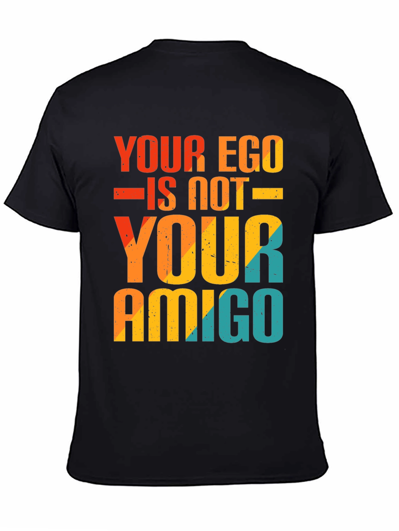 Ego is Not Your Amigo Graphic Tee - Black