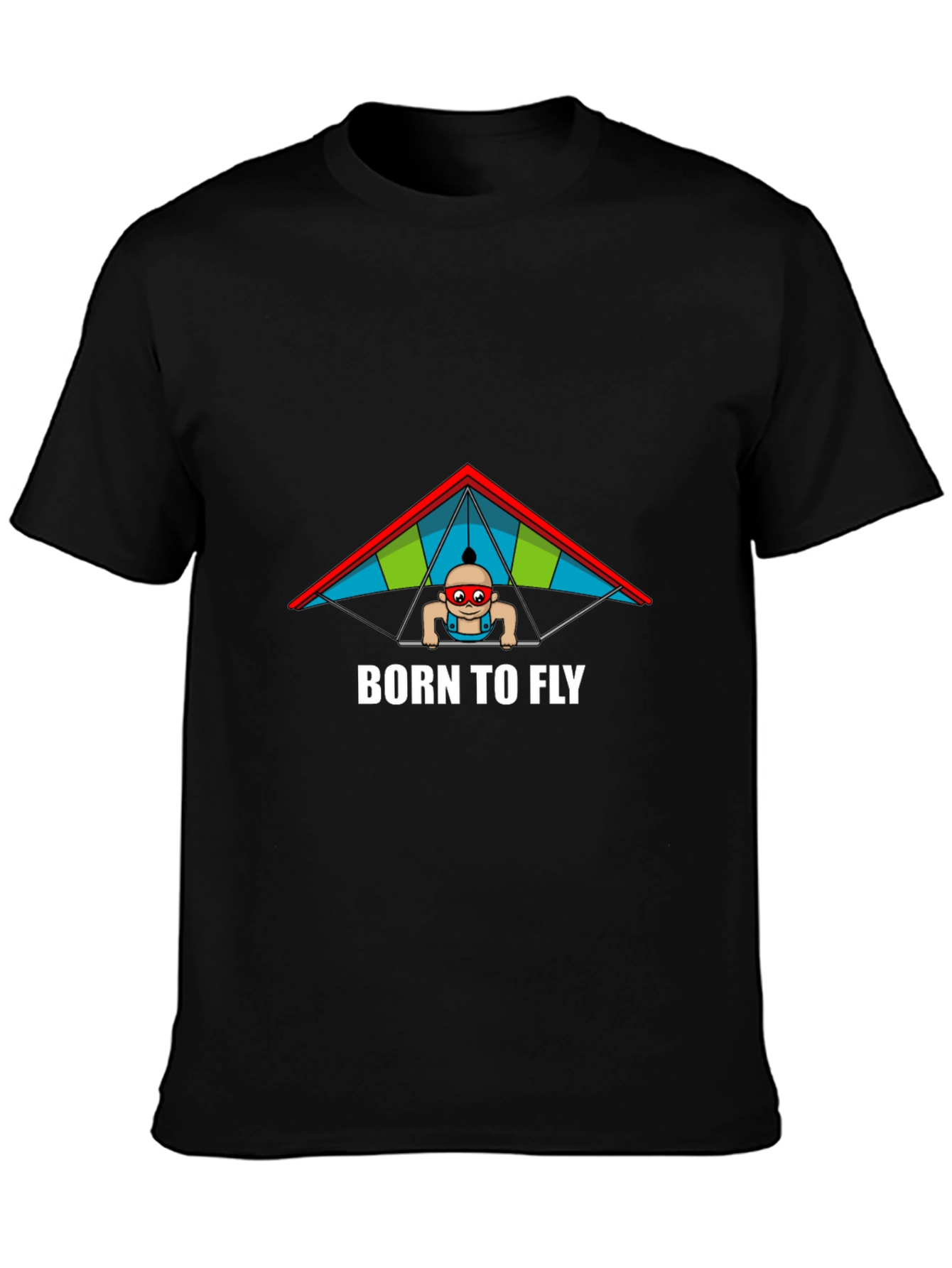 Born To Fly Black T-Shirt