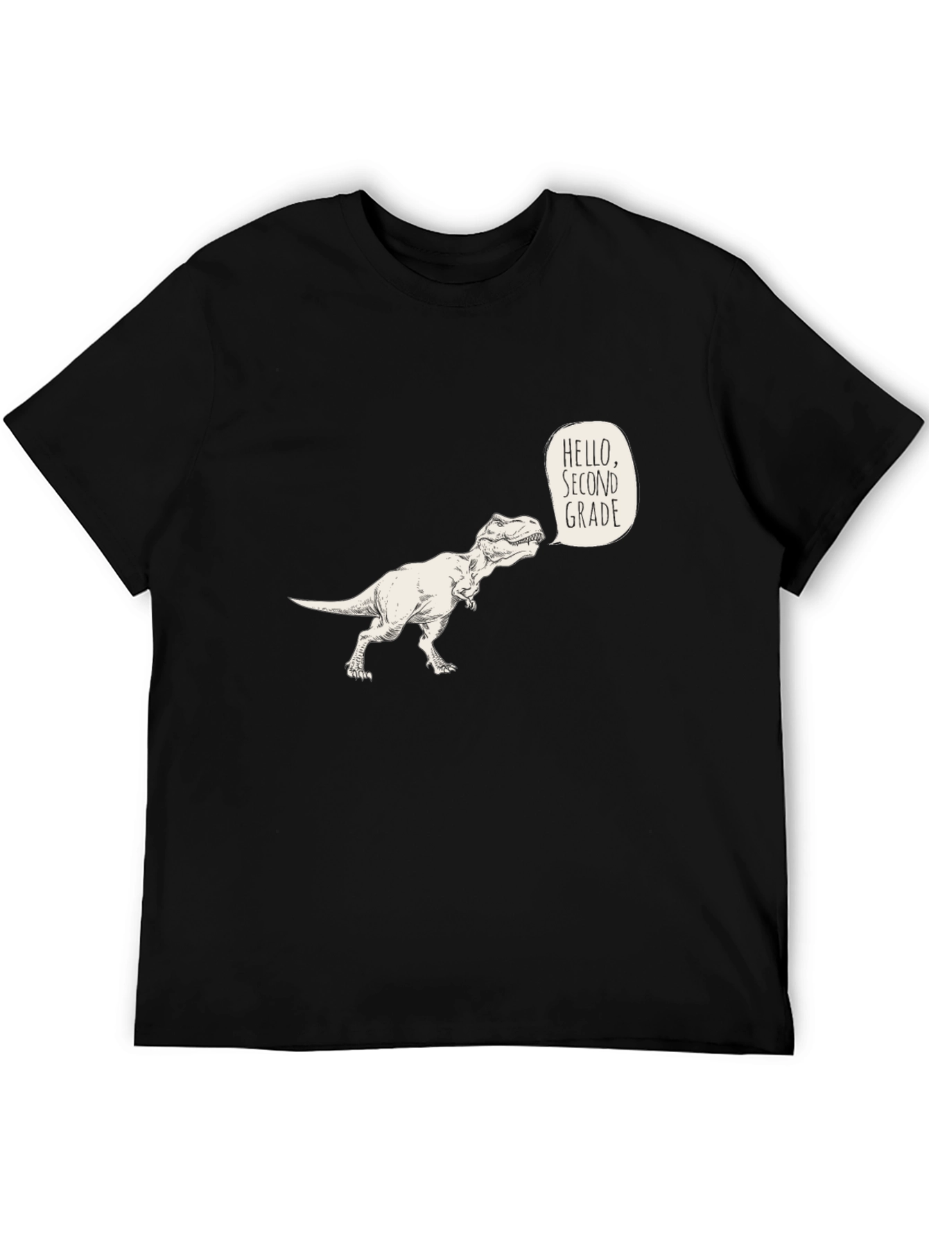 Dino Hello Second Grade T-Shirt