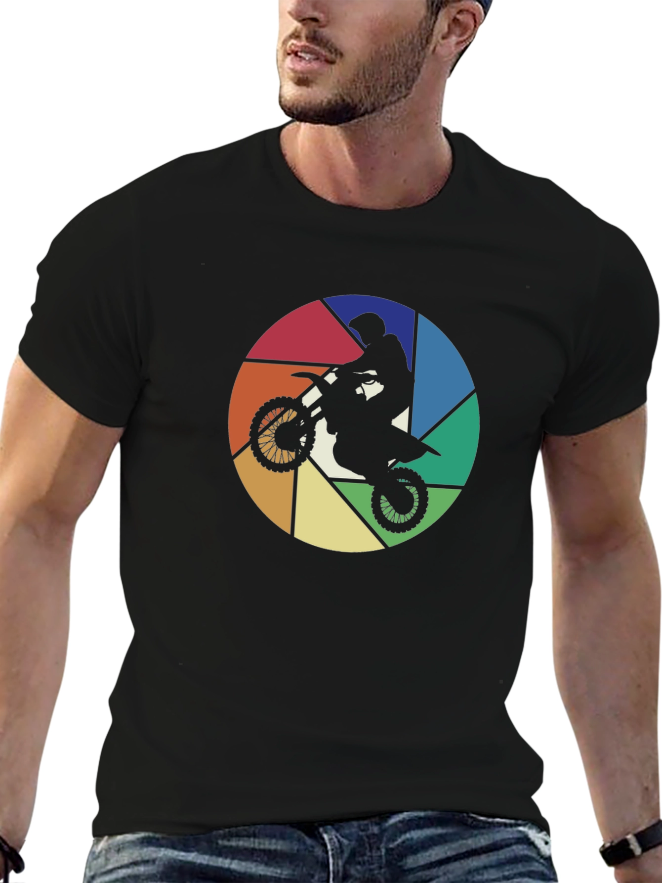 Motocross Aperture T-Shirt - Stylish Rider Tee