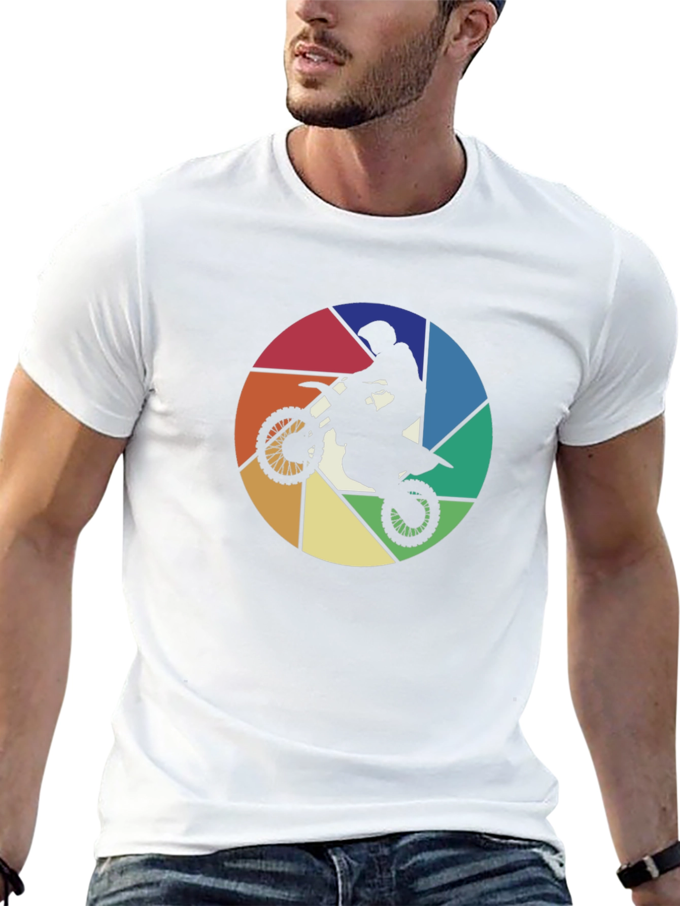 Motocross Aperture T-Shirt - Stylish Rider Tee