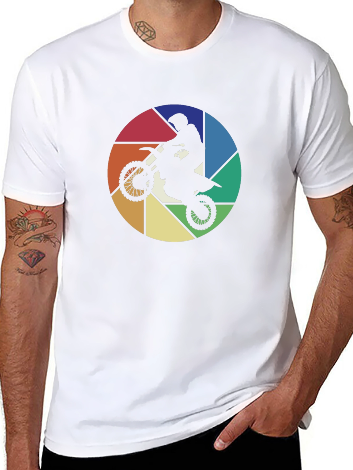 Motocross Aperture T-Shirt - Stylish Rider Tee