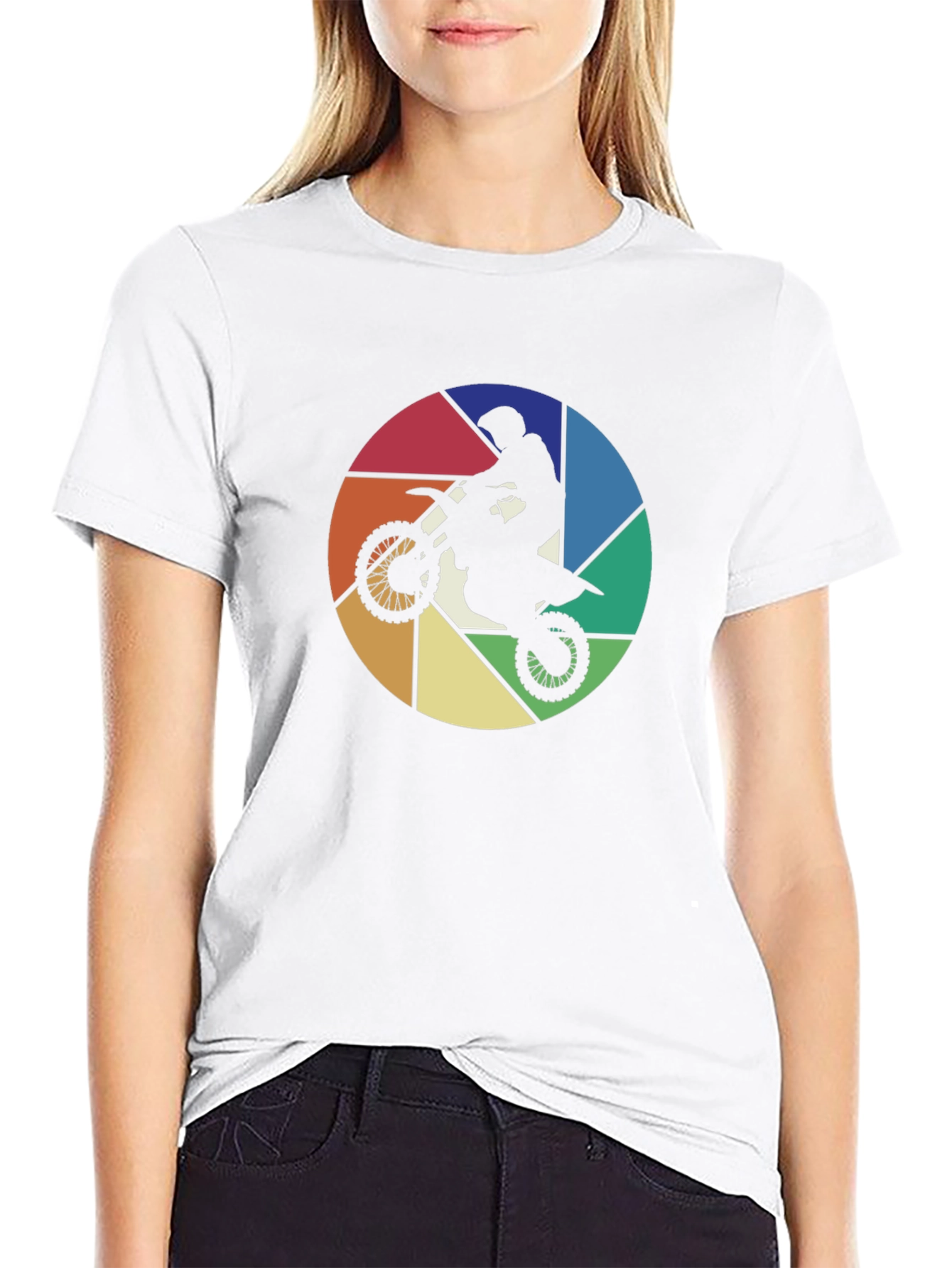 Motocross Aperture T-Shirt - Stylish Rider Tee