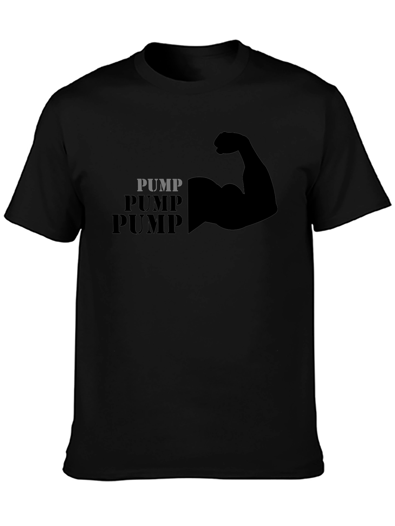 Pump Muscle Black T-Shirt