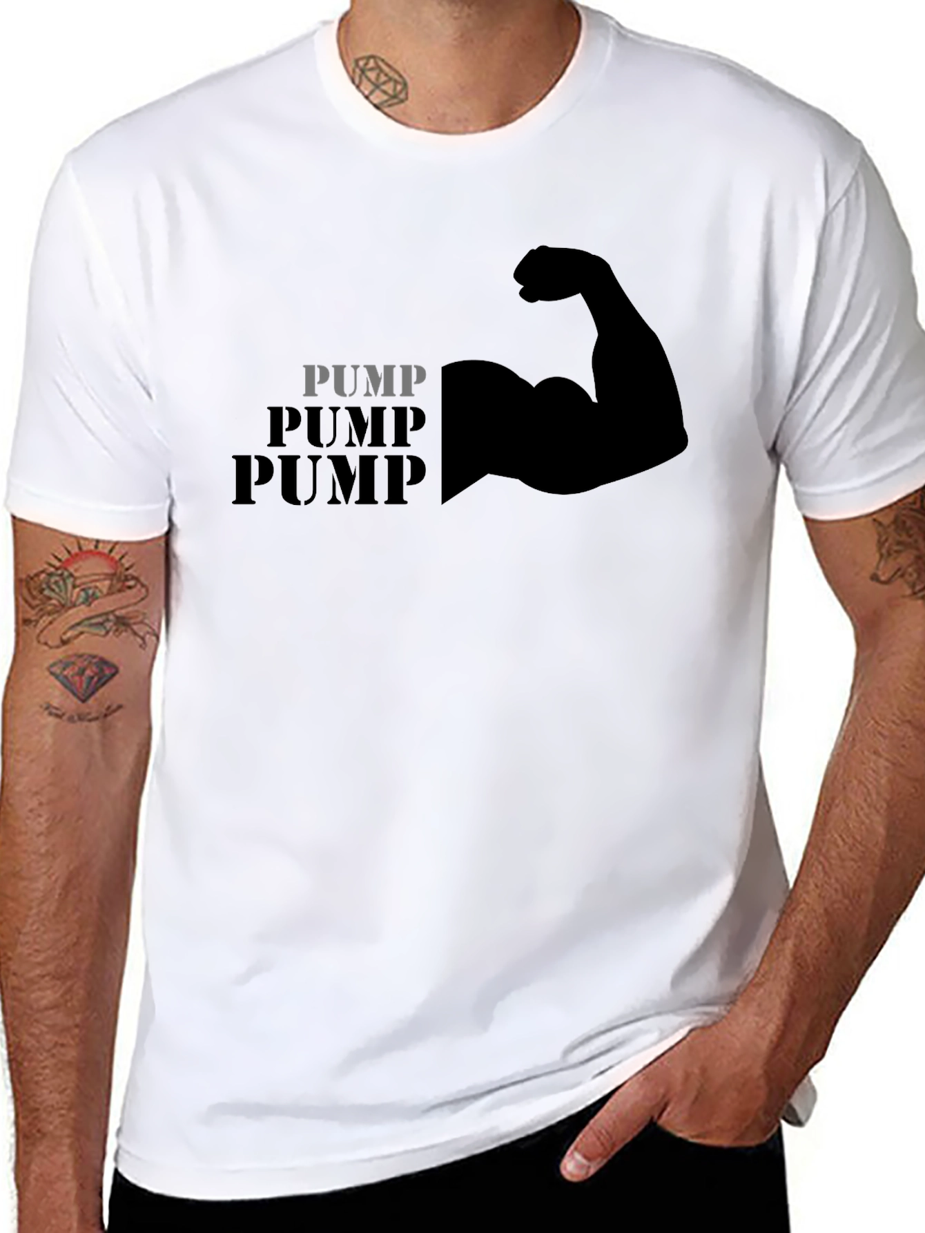 Pump Muscle Black T-Shirt