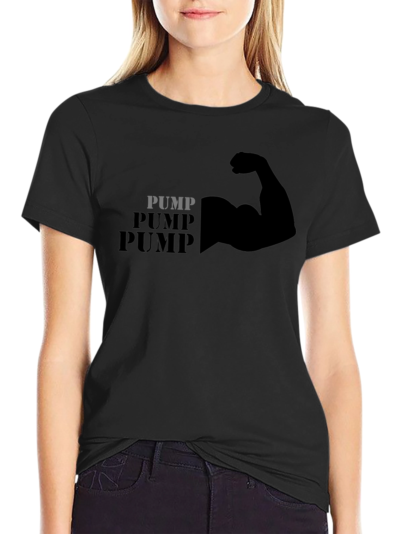 Pump Muscle Black T-Shirt