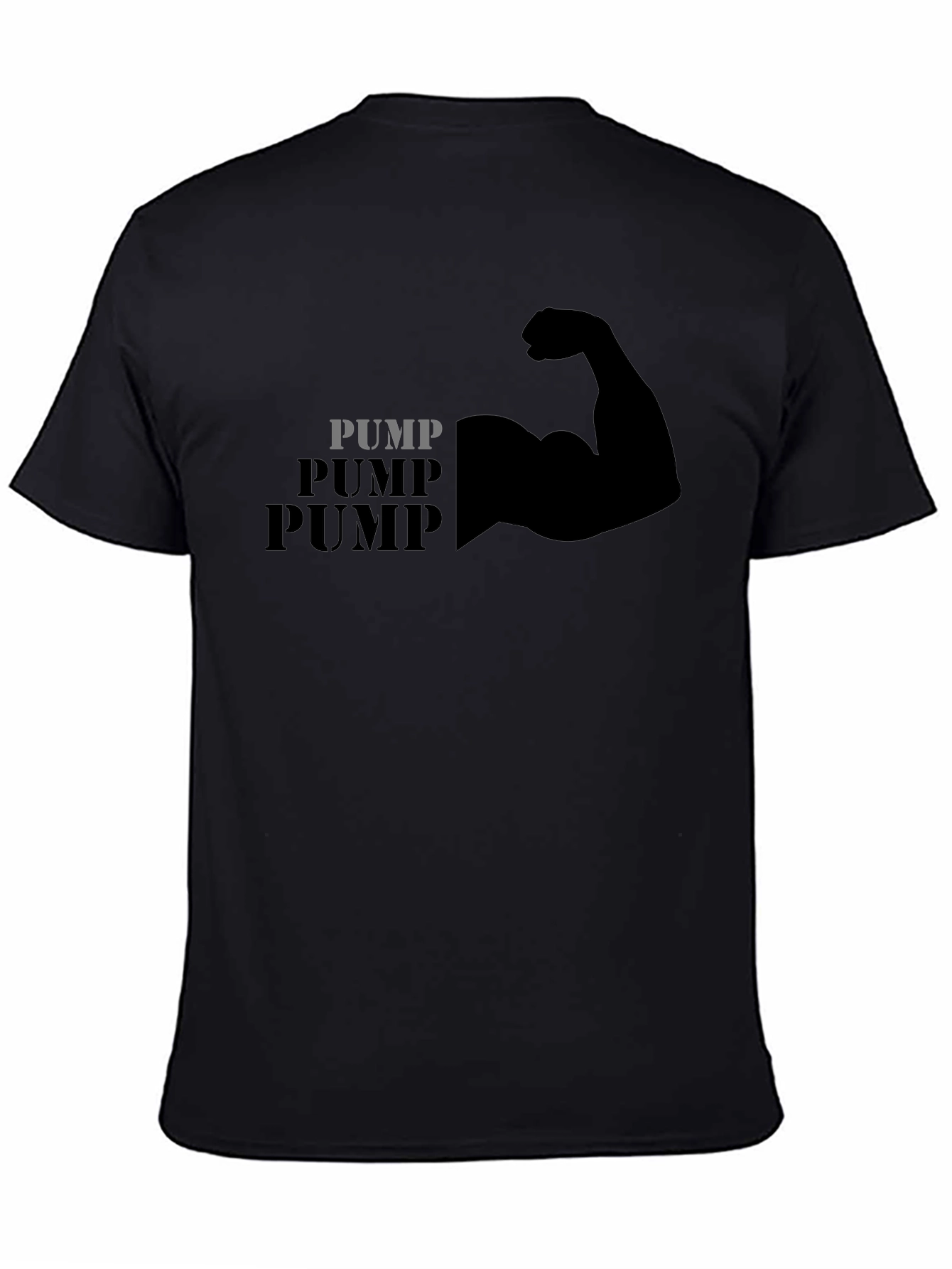 Pump Muscle Black T-Shirt
