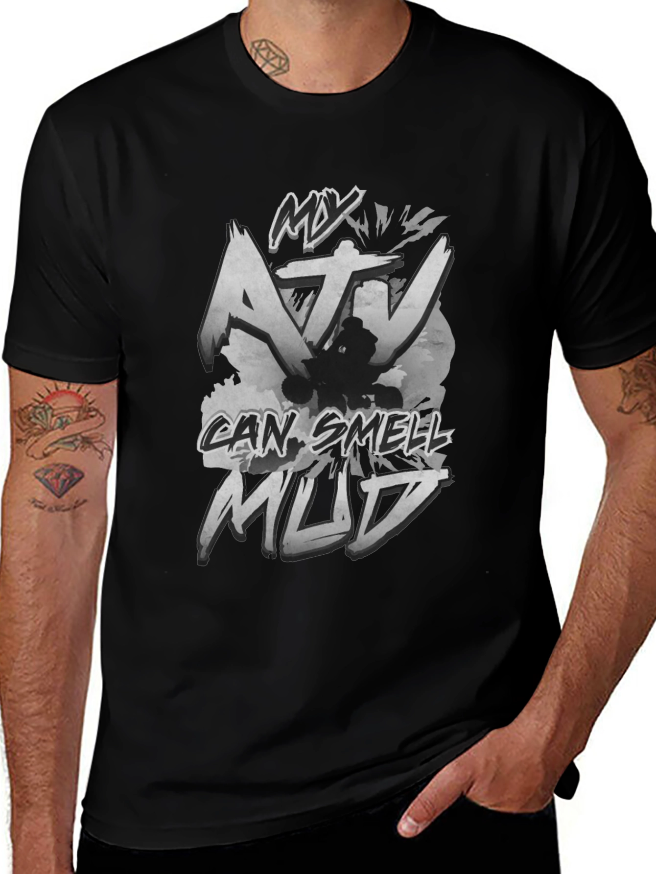 My ATV Can Smell Mud T-Shirt Off-Road Adventure Tee