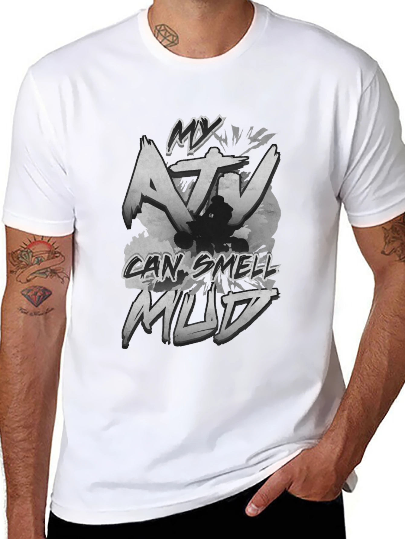 My ATV Can Smell Mud T-Shirt Off-Road Adventure Tee