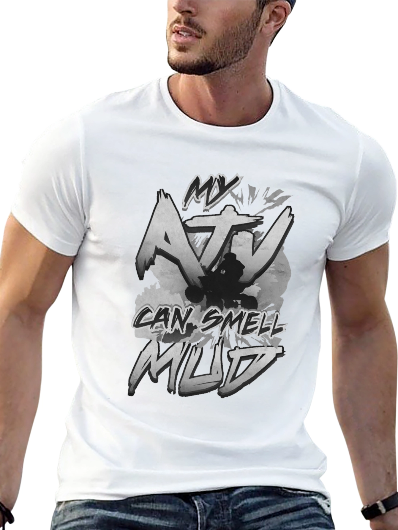 My ATV Can Smell Mud T-Shirt Off-Road Adventure Tee