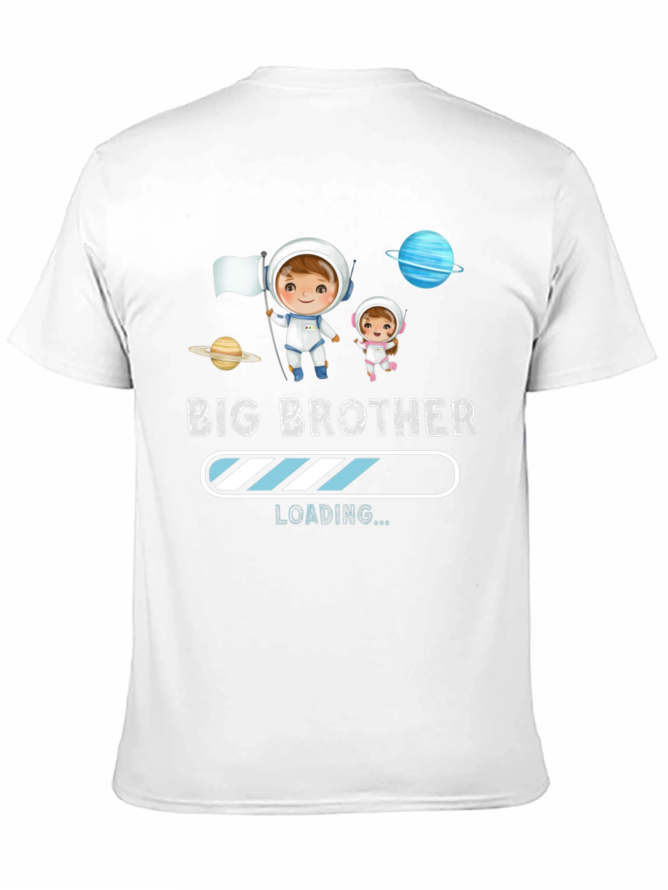 Big Brother Loading T-Shirt - Astronaut Design