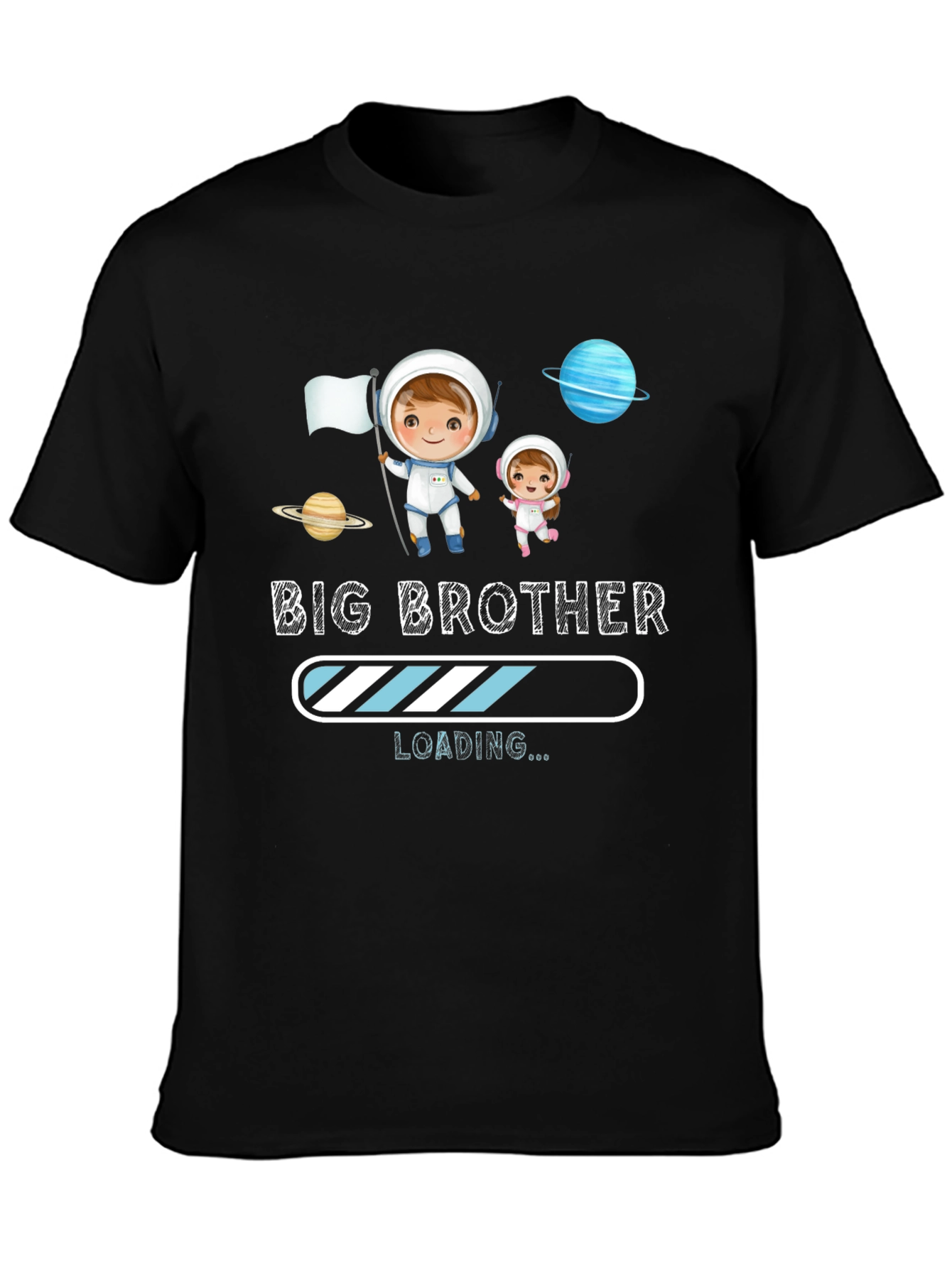 Big Brother Loading T-Shirt - Astronaut Design