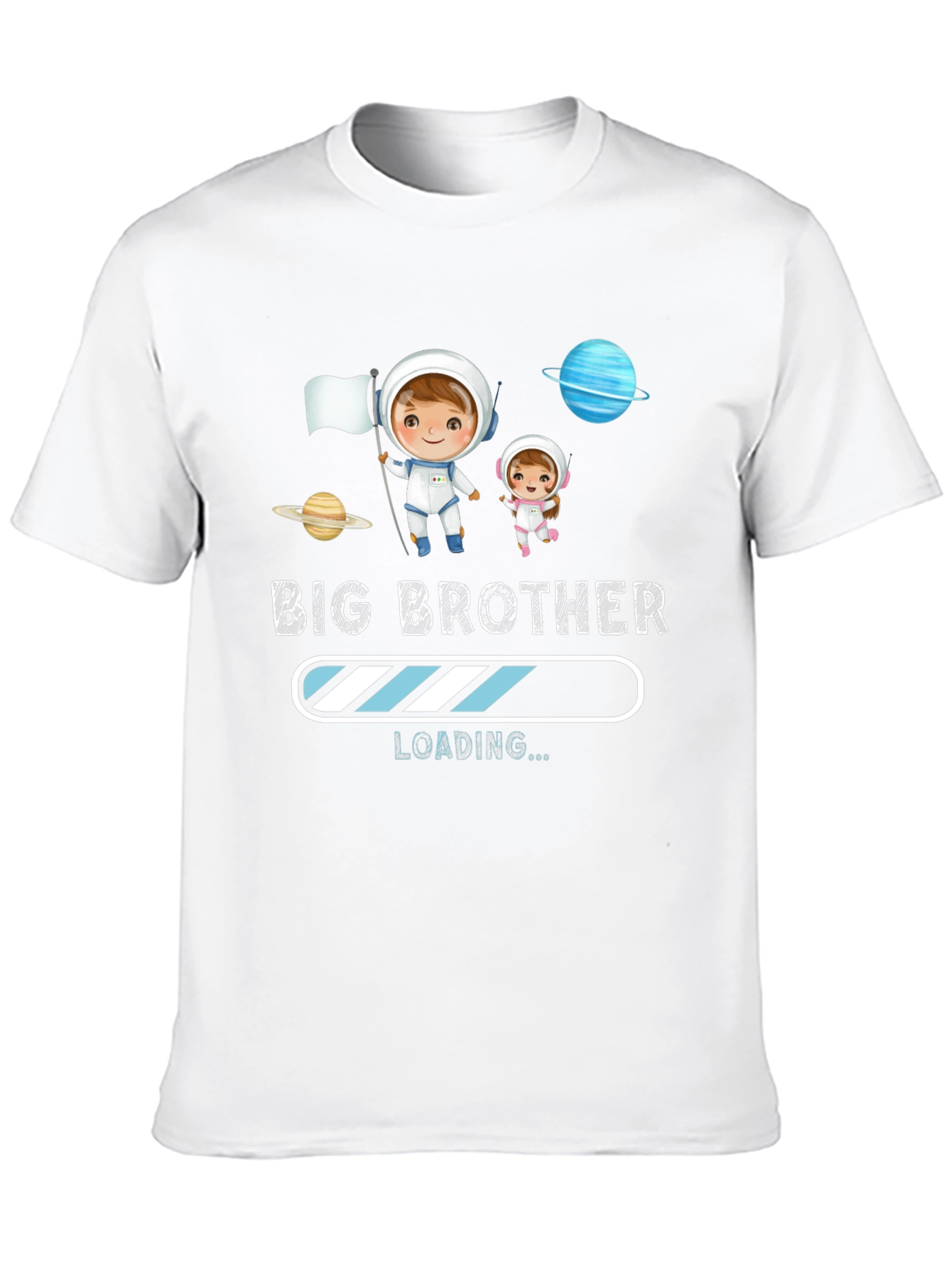 Big Brother Loading T-Shirt - Astronaut Design