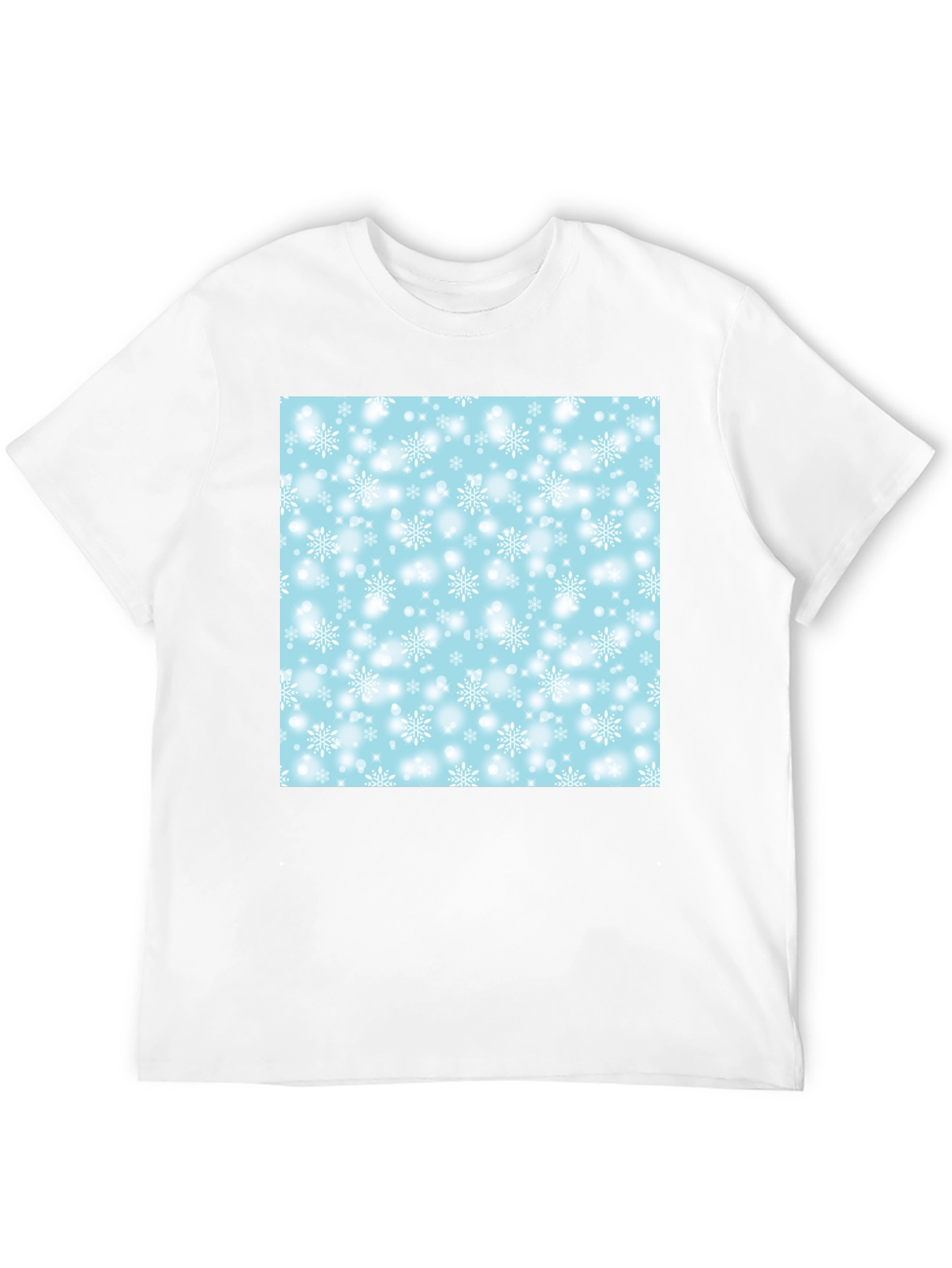 Winter Snowflake Pattern T-Shirt