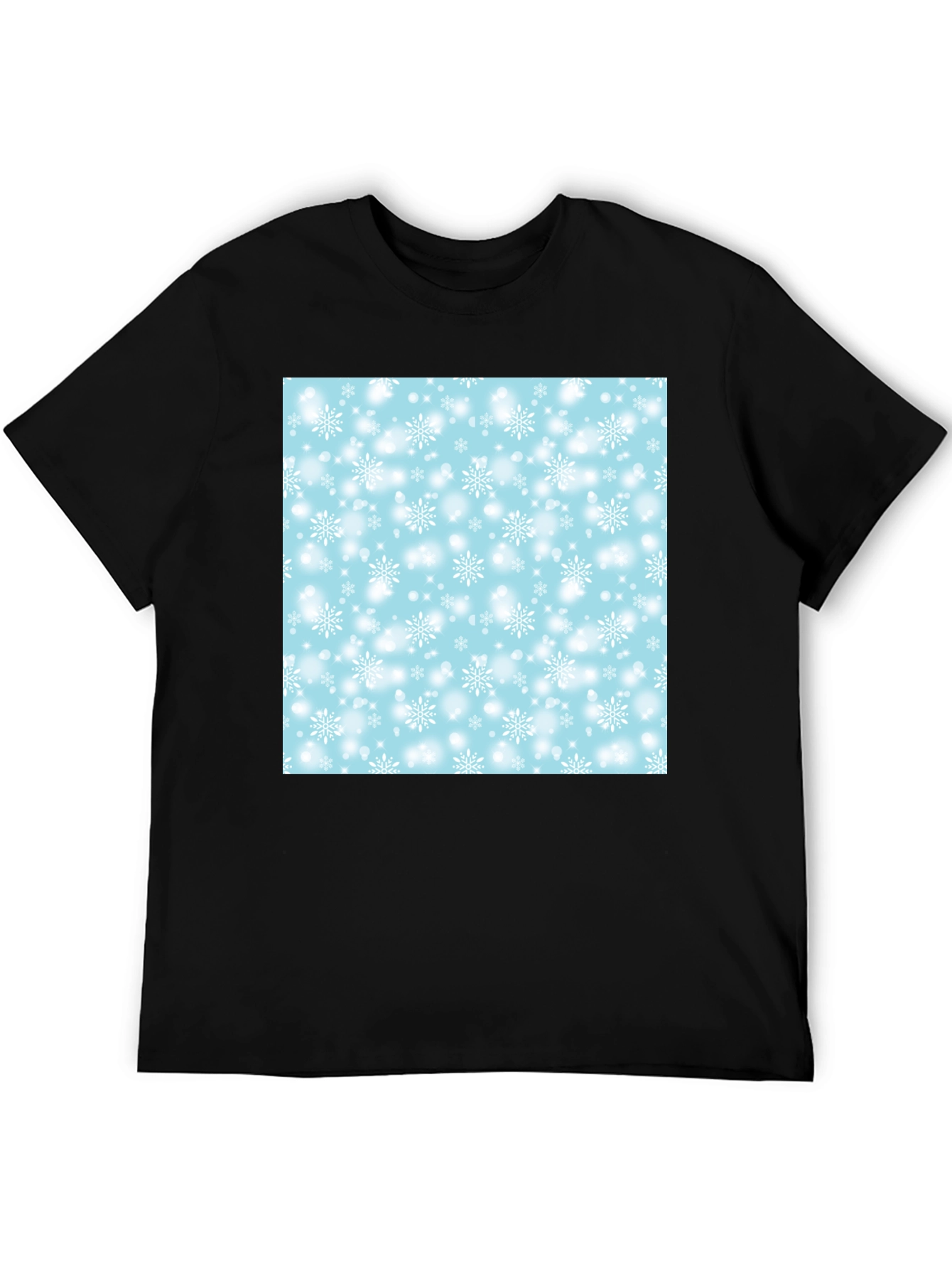 Winter Snowflake Pattern T-Shirt