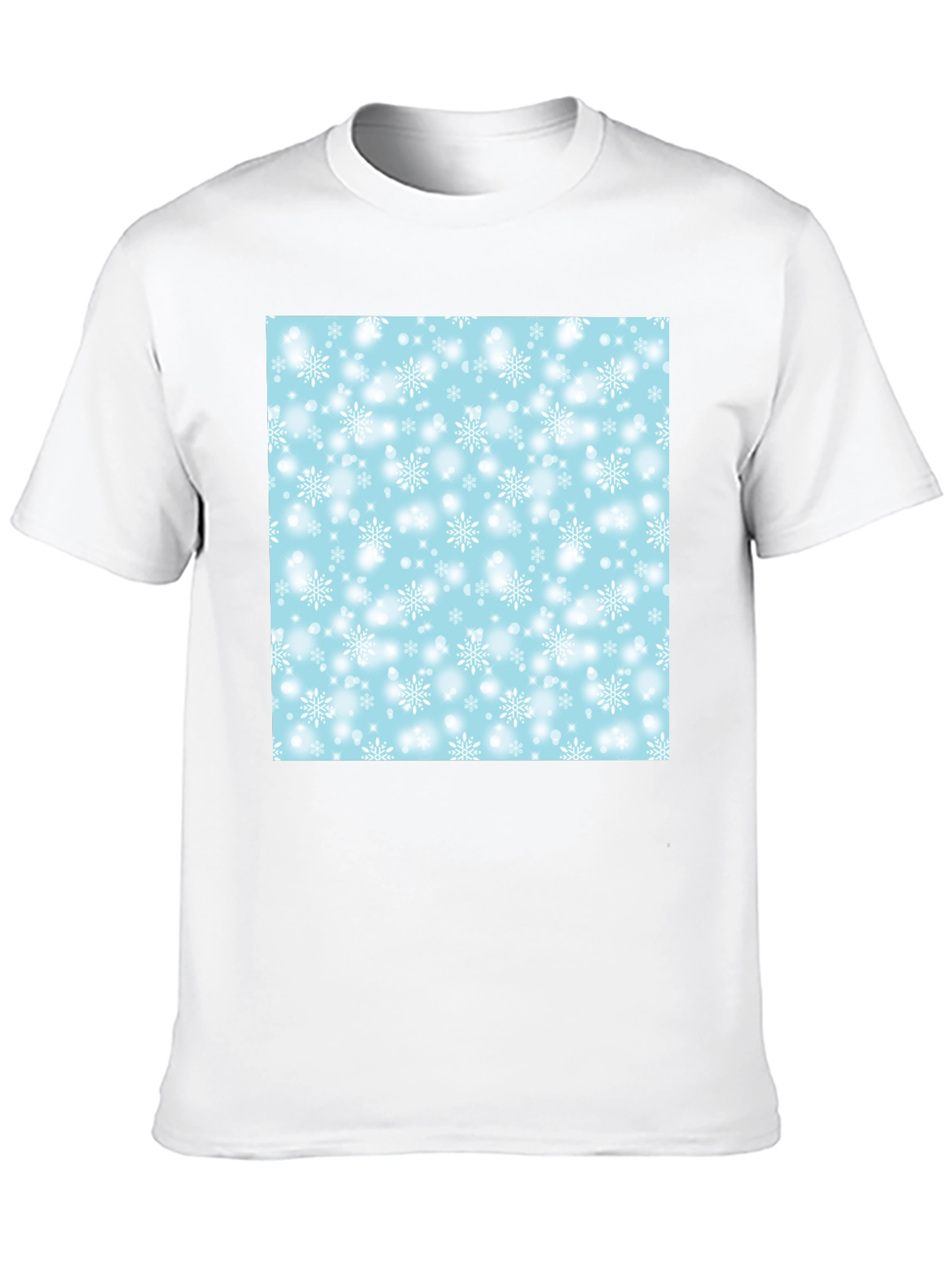 Winter Snowflake Pattern T-Shirt