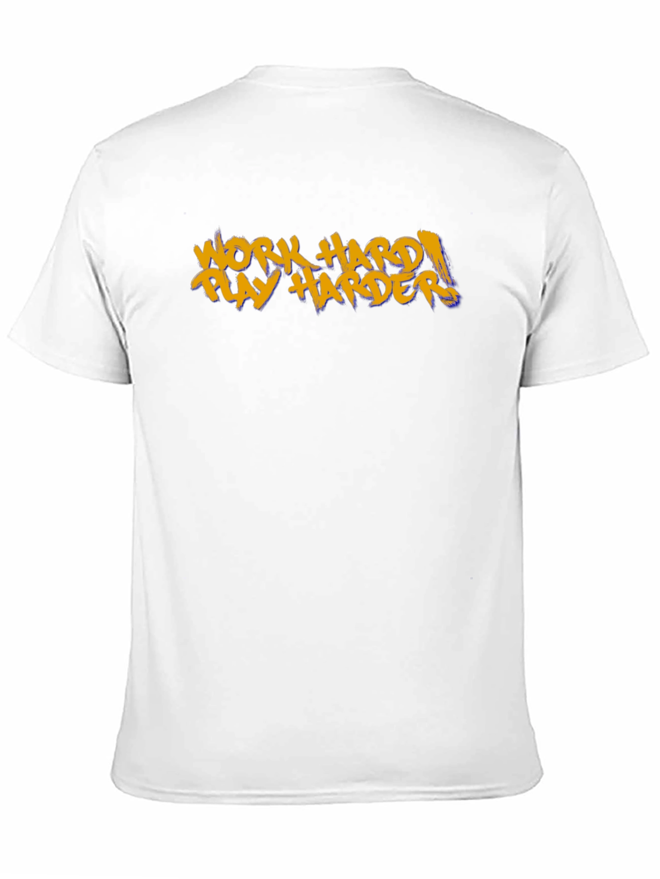 Work Hard Play Harder Black Graphic Tee