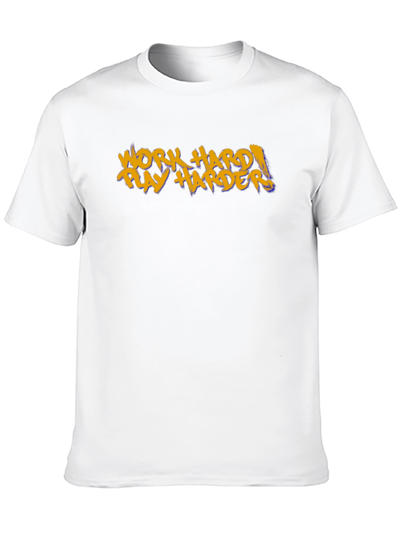 Work Hard Play Harder Black Graphic Tee