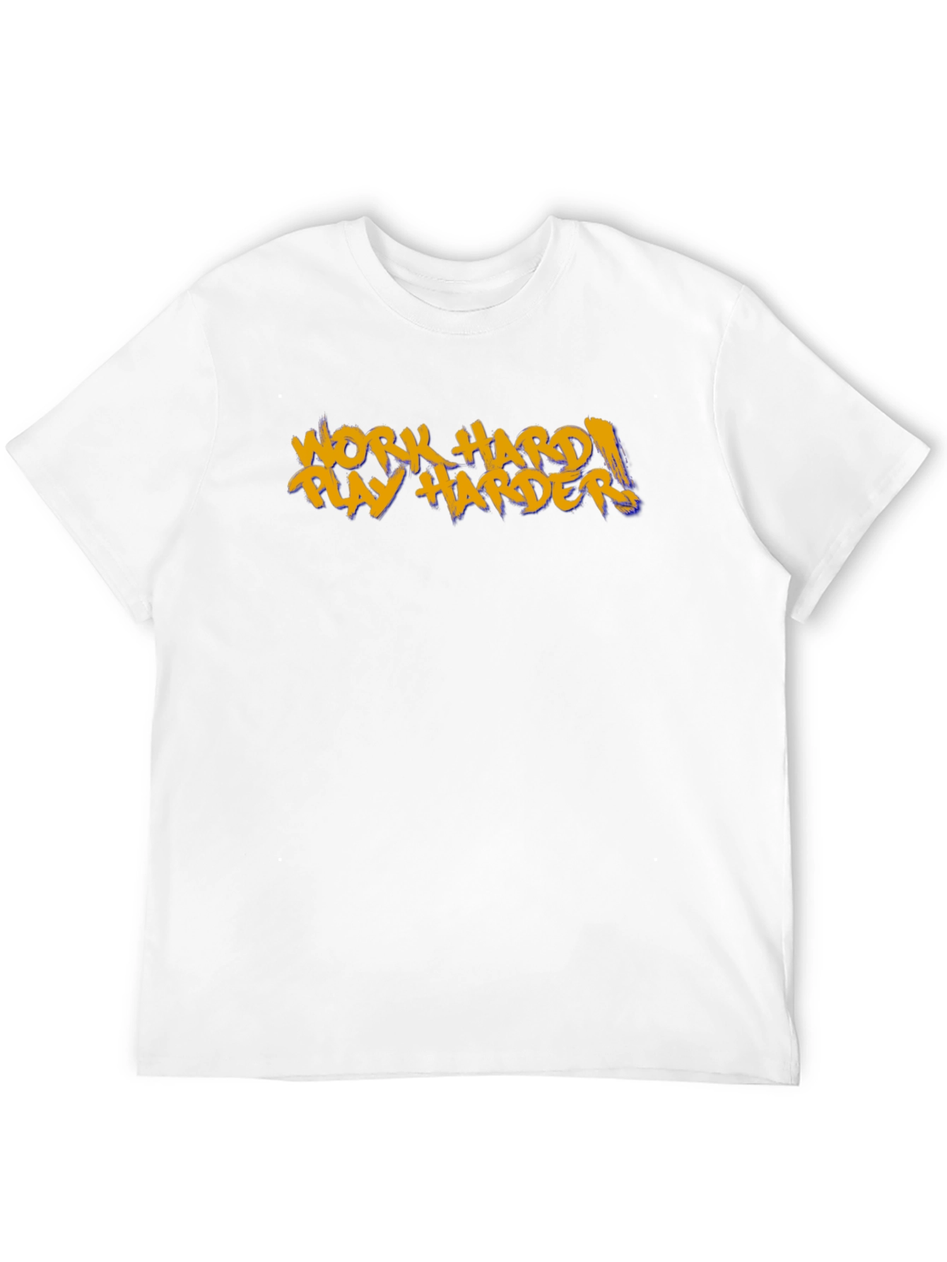 Work Hard Play Harder Black Graphic Tee